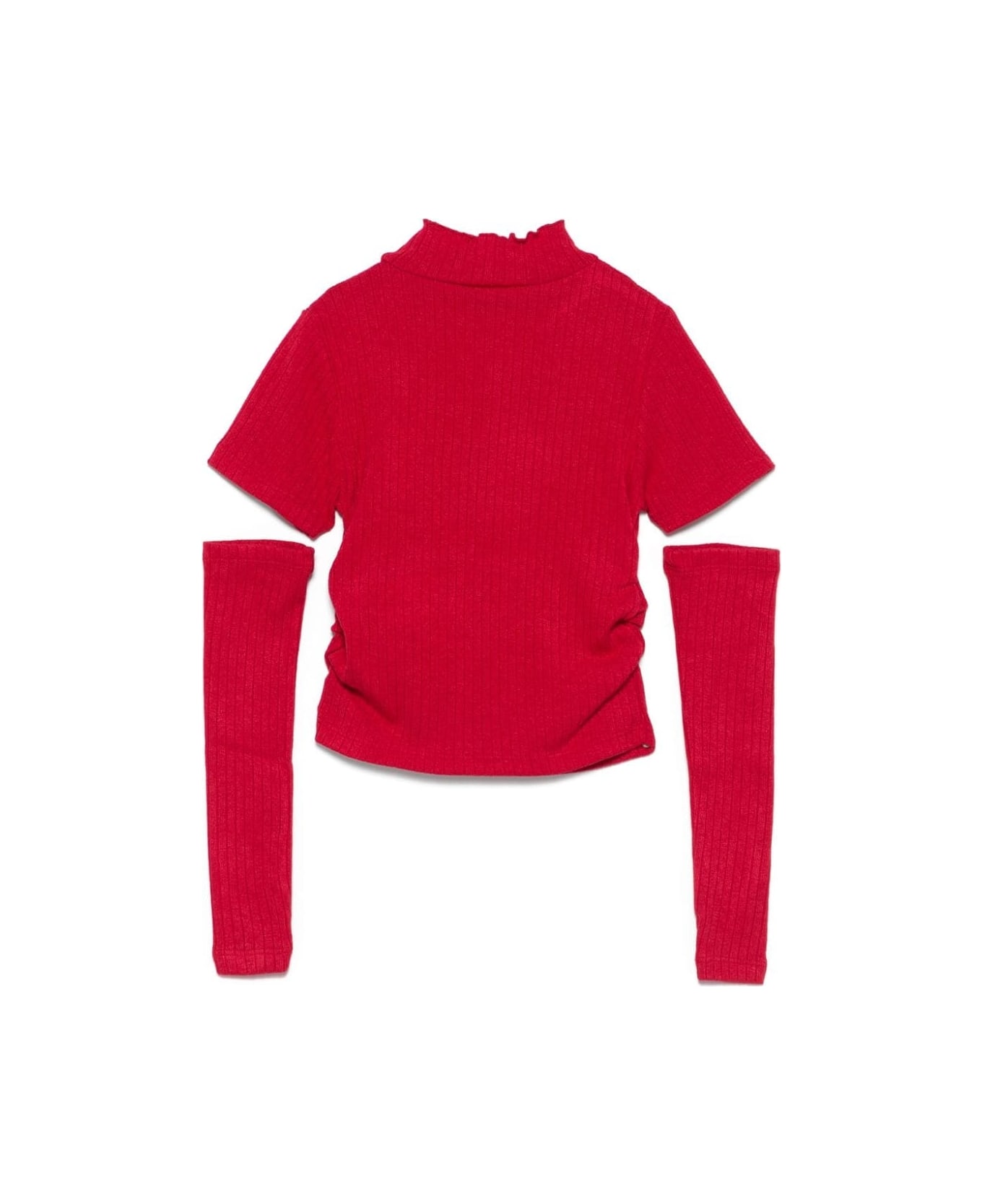 Miss Grant Maglia Con Manicotti - Red