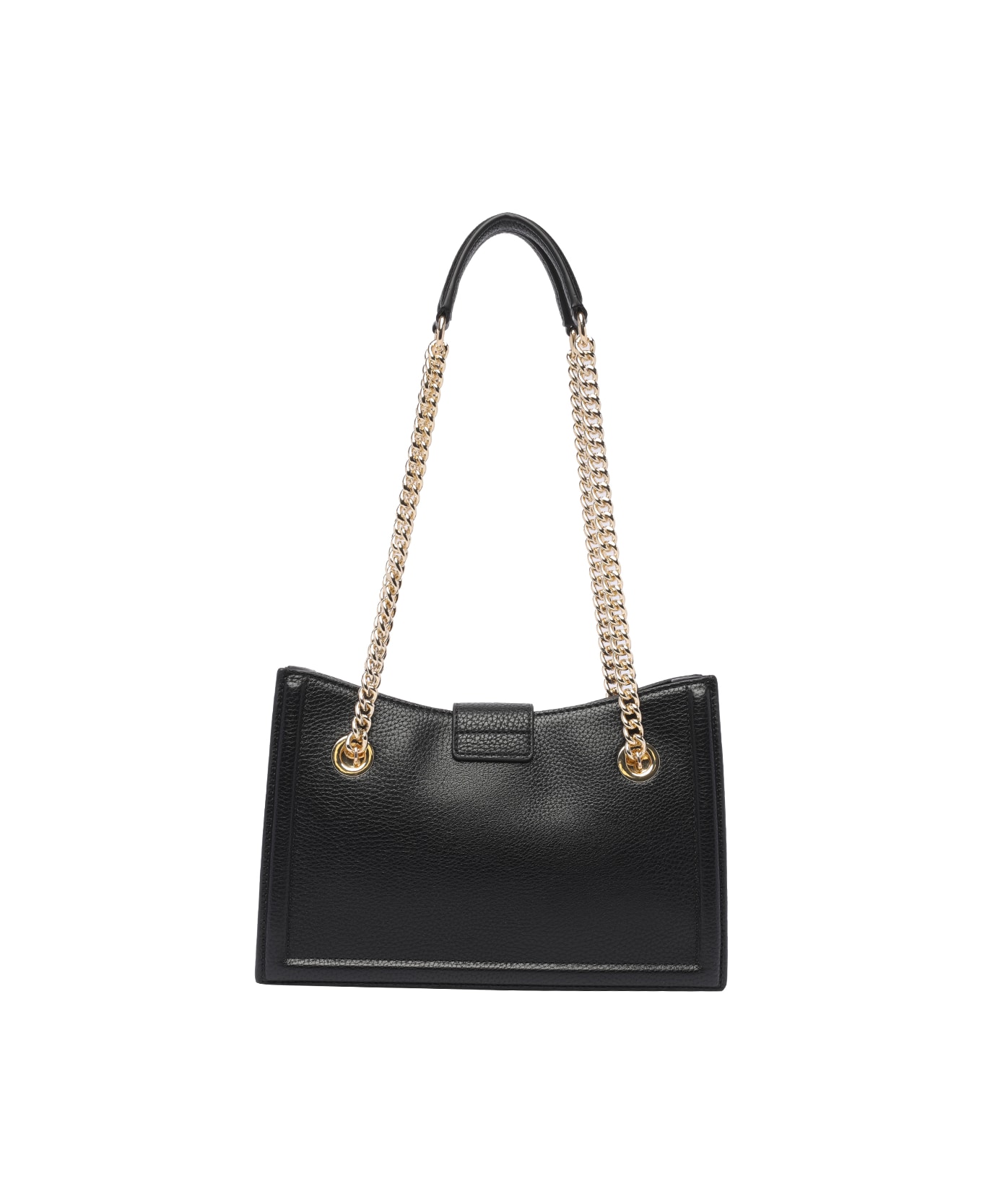 Versace Jeans Couture Embossed Buckle Bag - Black