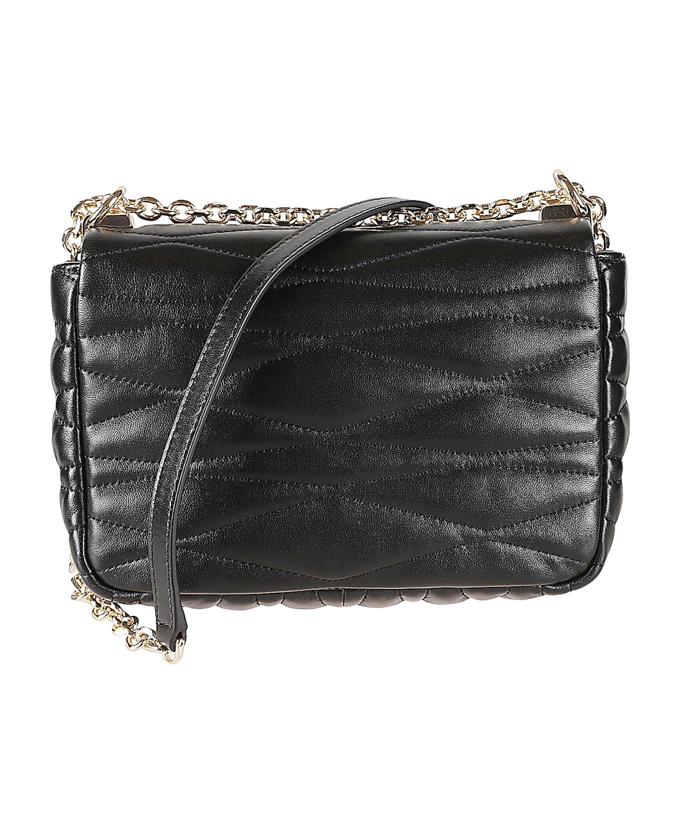 Furla Quilted Chain Strap Shoulder Bag - Black