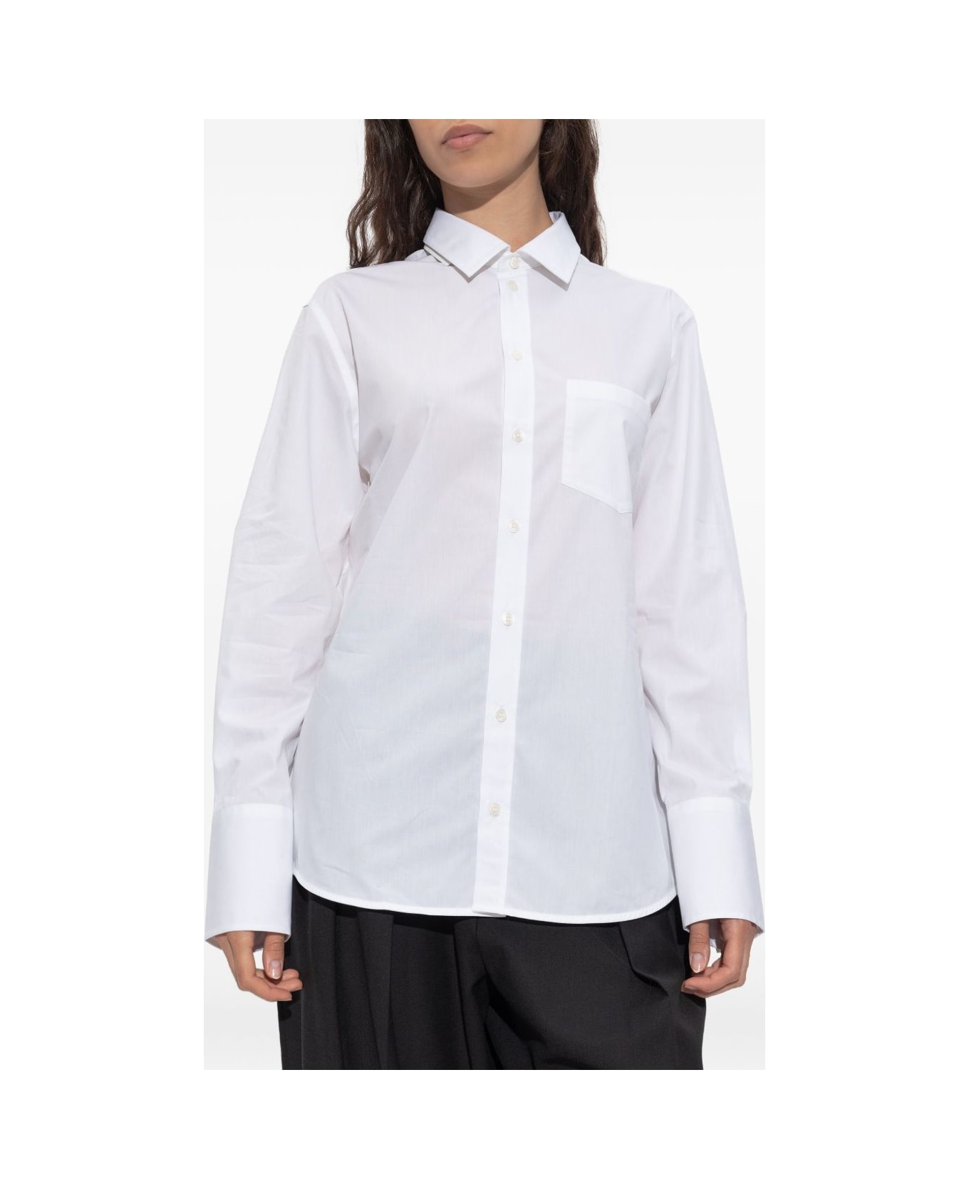 Victoria Beckham Organic Cotton Shirt - White シャツ