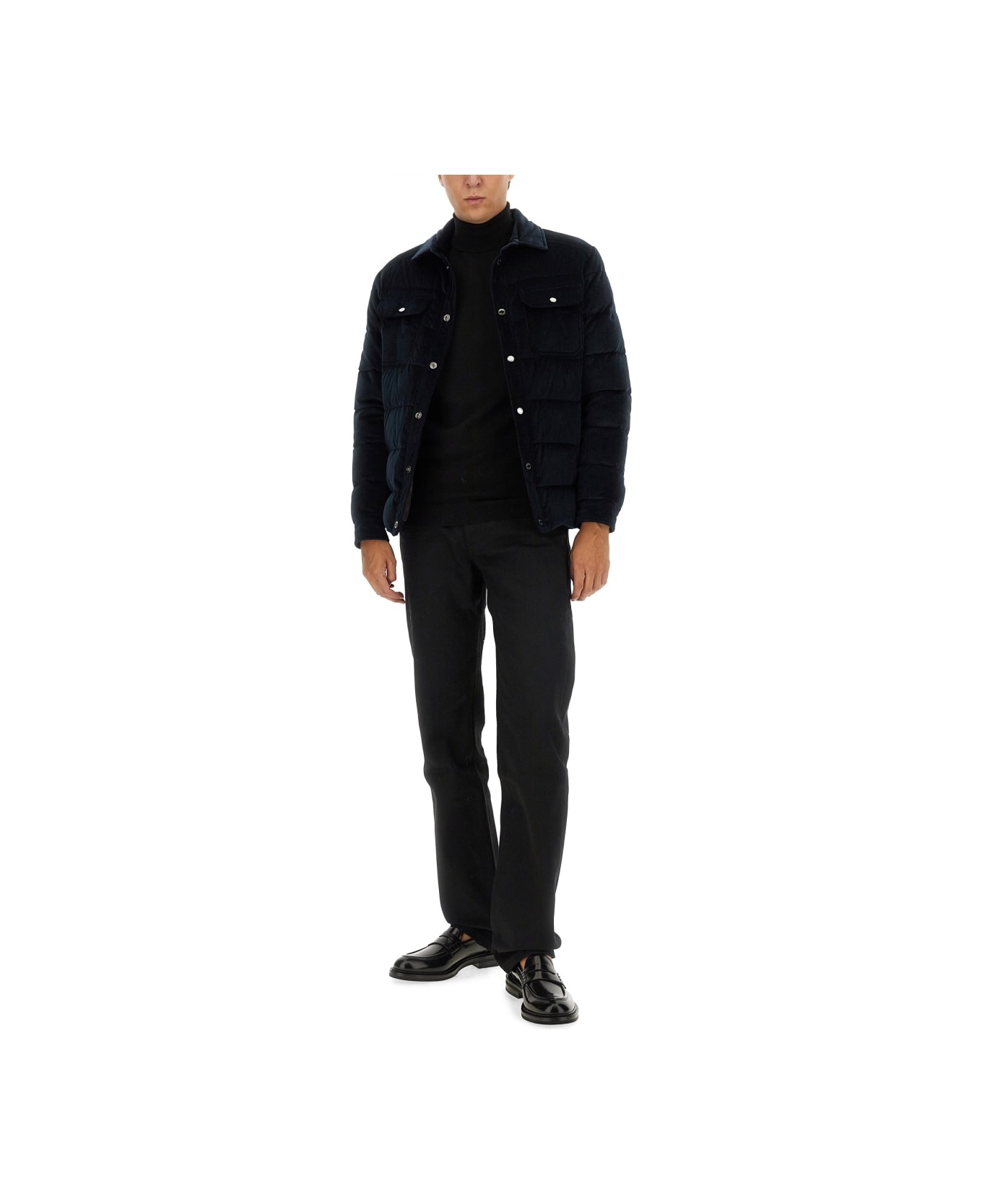 Moorer "veton" Jacket - BLUE