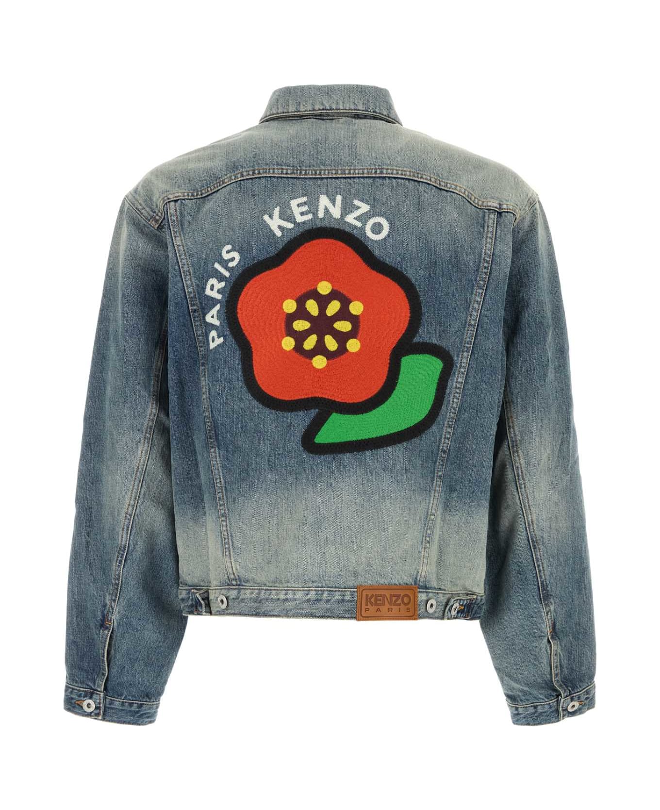 Kenzo Denim Jacket - MEDIUMSTONEBLUEDENIM