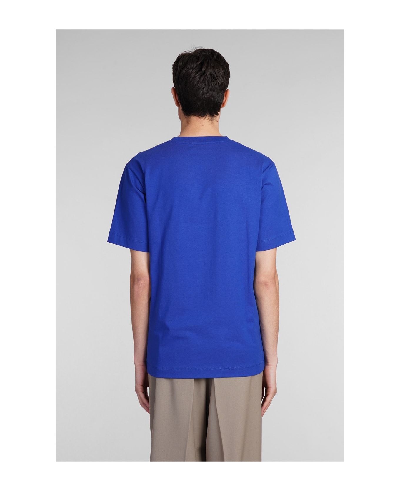 Études T-shirt In Blue Cotton - blue シャツ
