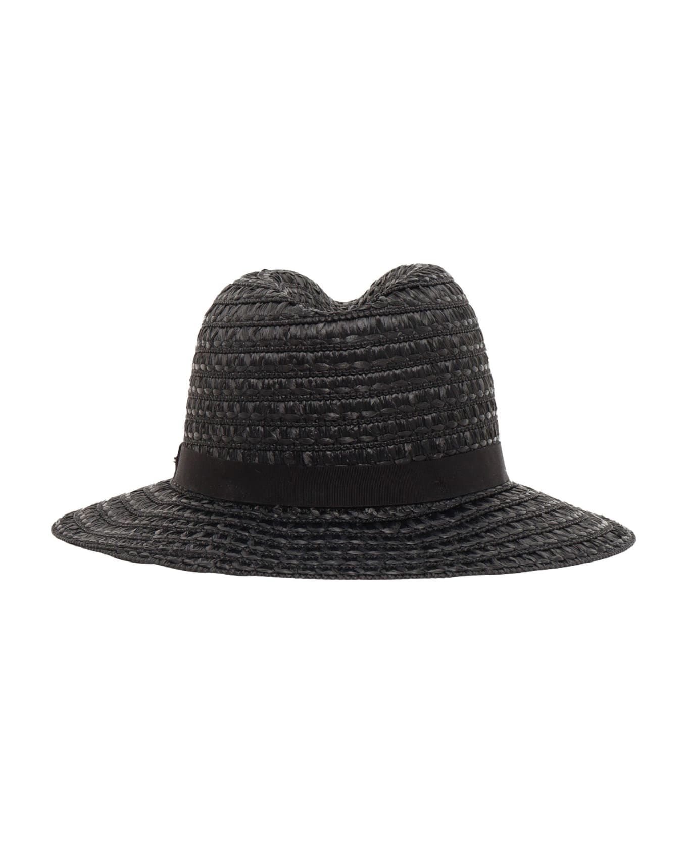 Weekend Max Mara Black Agenda Hat - BLACK