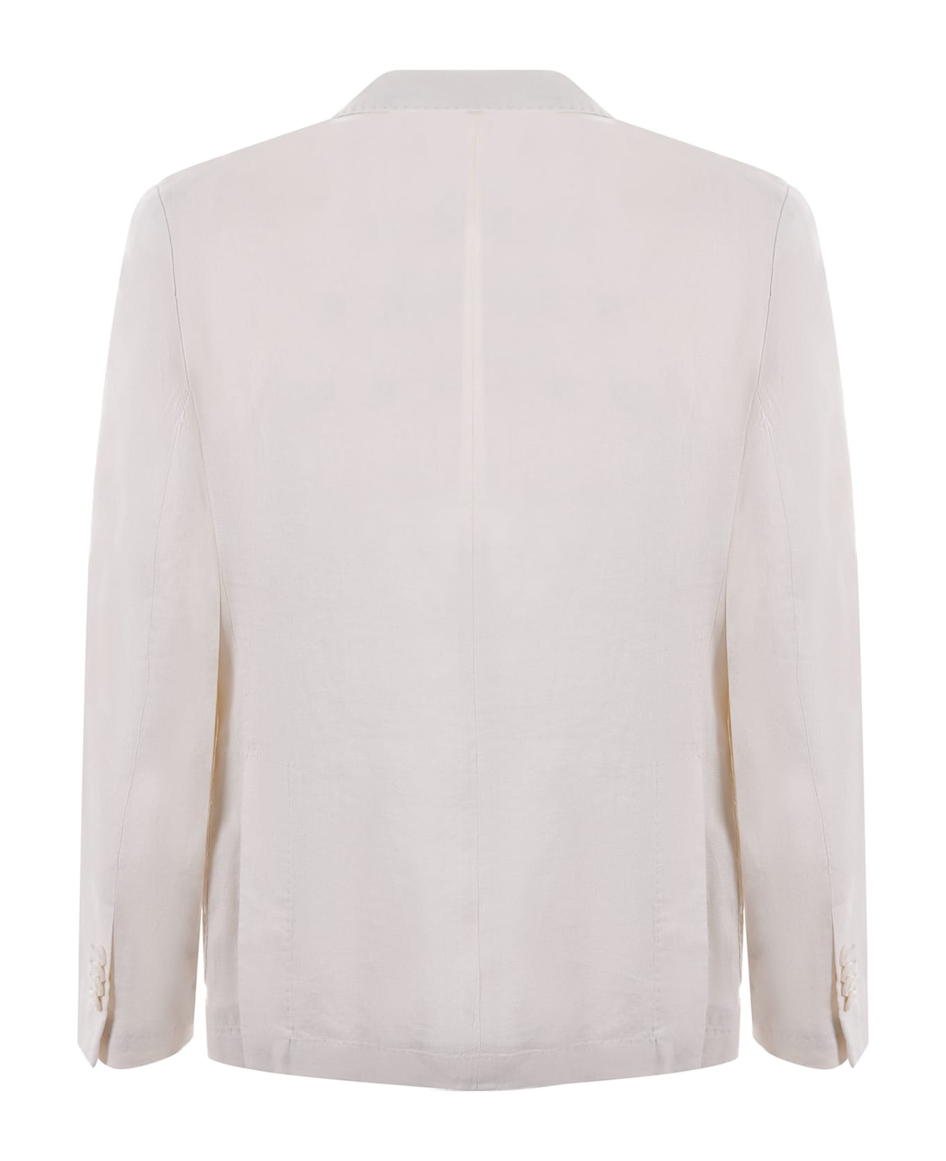 Manuel Ritz Linen Jacket - Ivory