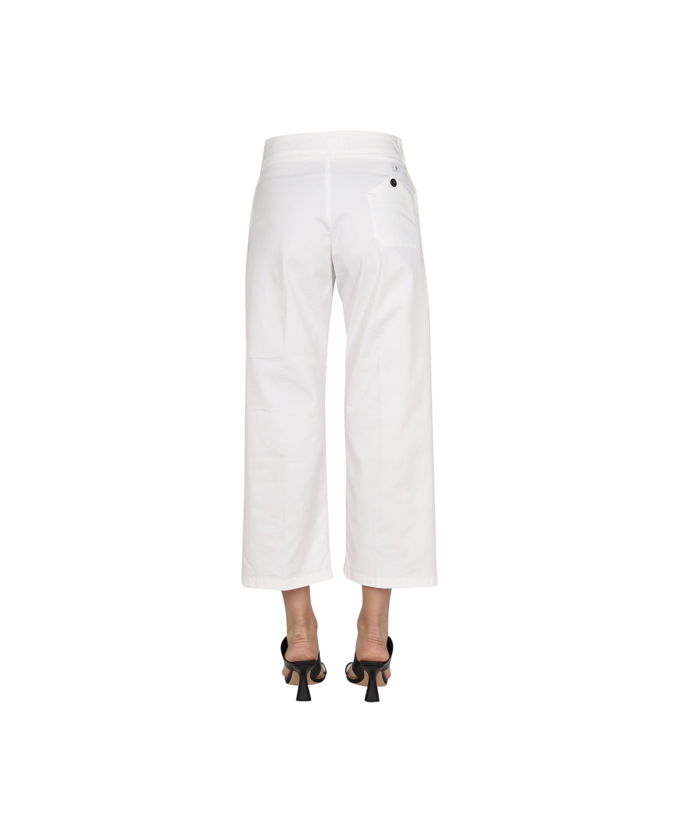 Department Five Cropped Fit Jeans - WHITE ボトムス