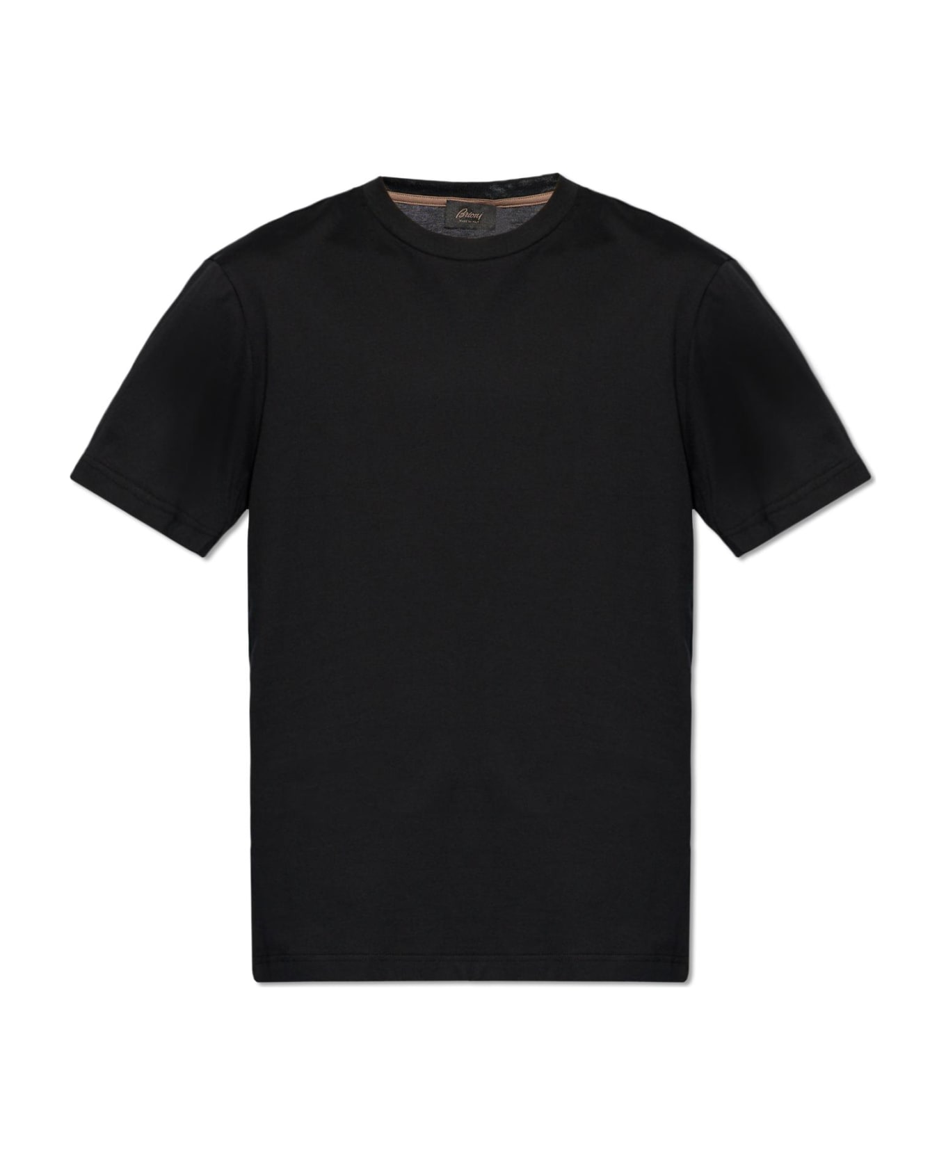 Brioni Cotton T-shirt - Black