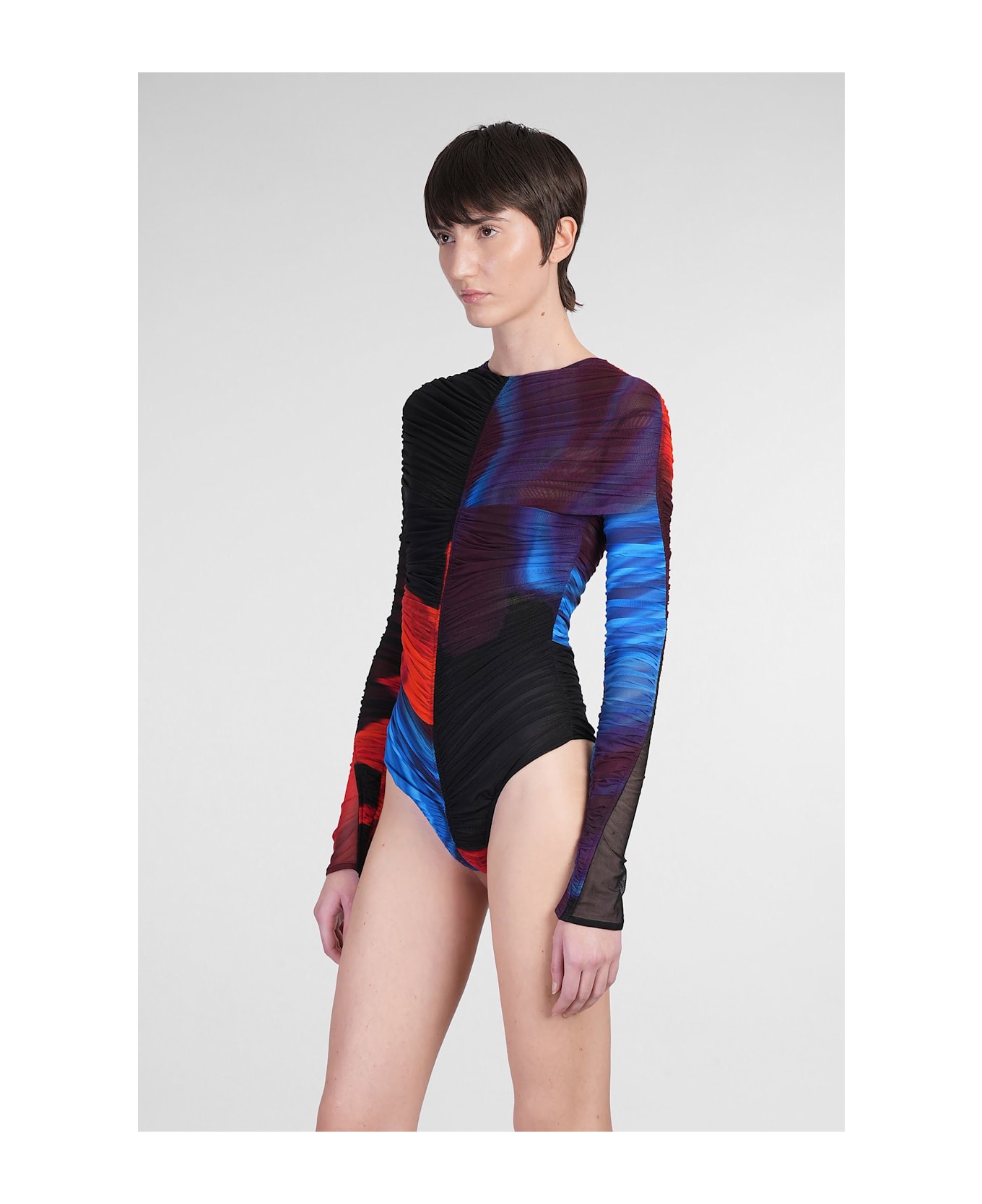 Mugler Body In Multicolor Polyamide - multicolor