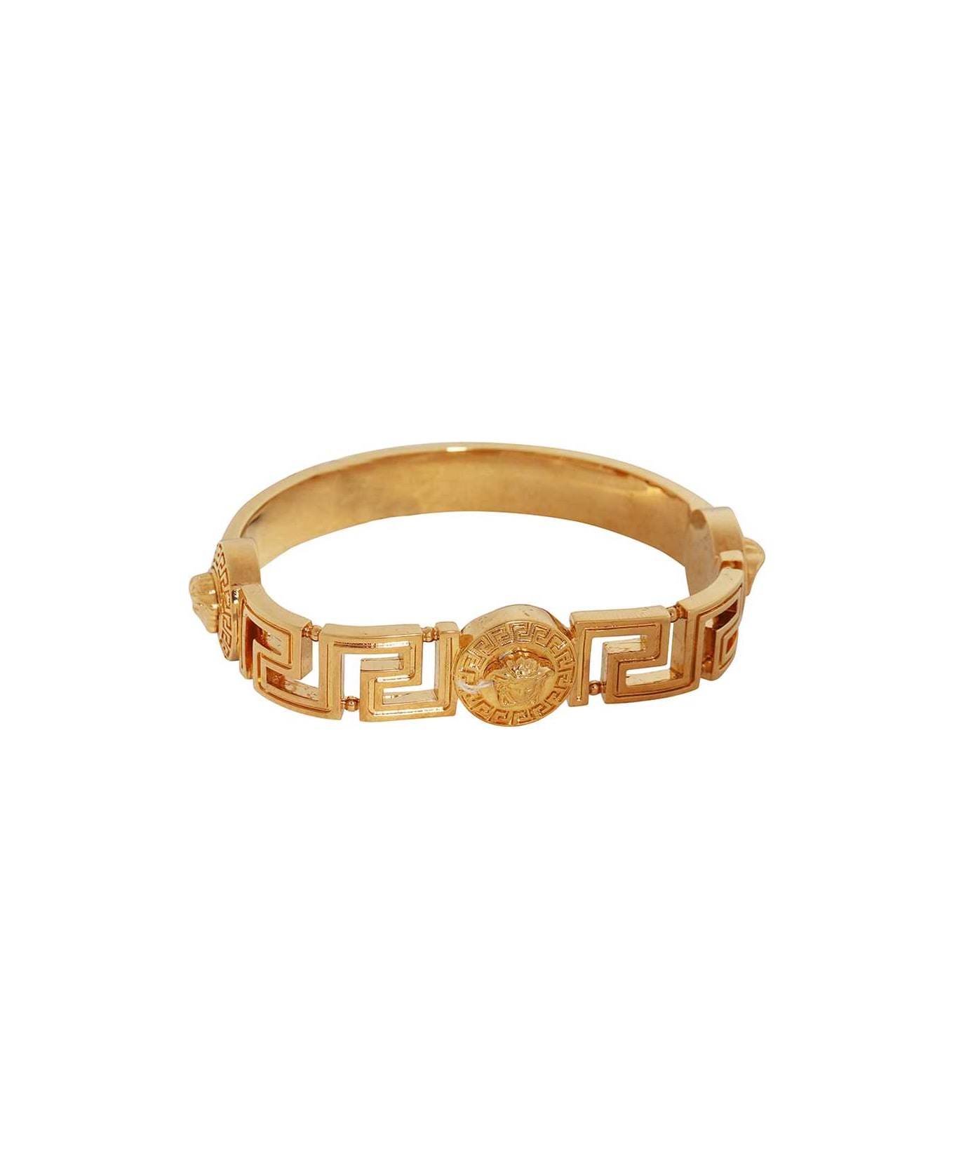 Versace Golden Metal Bracelet - Gold