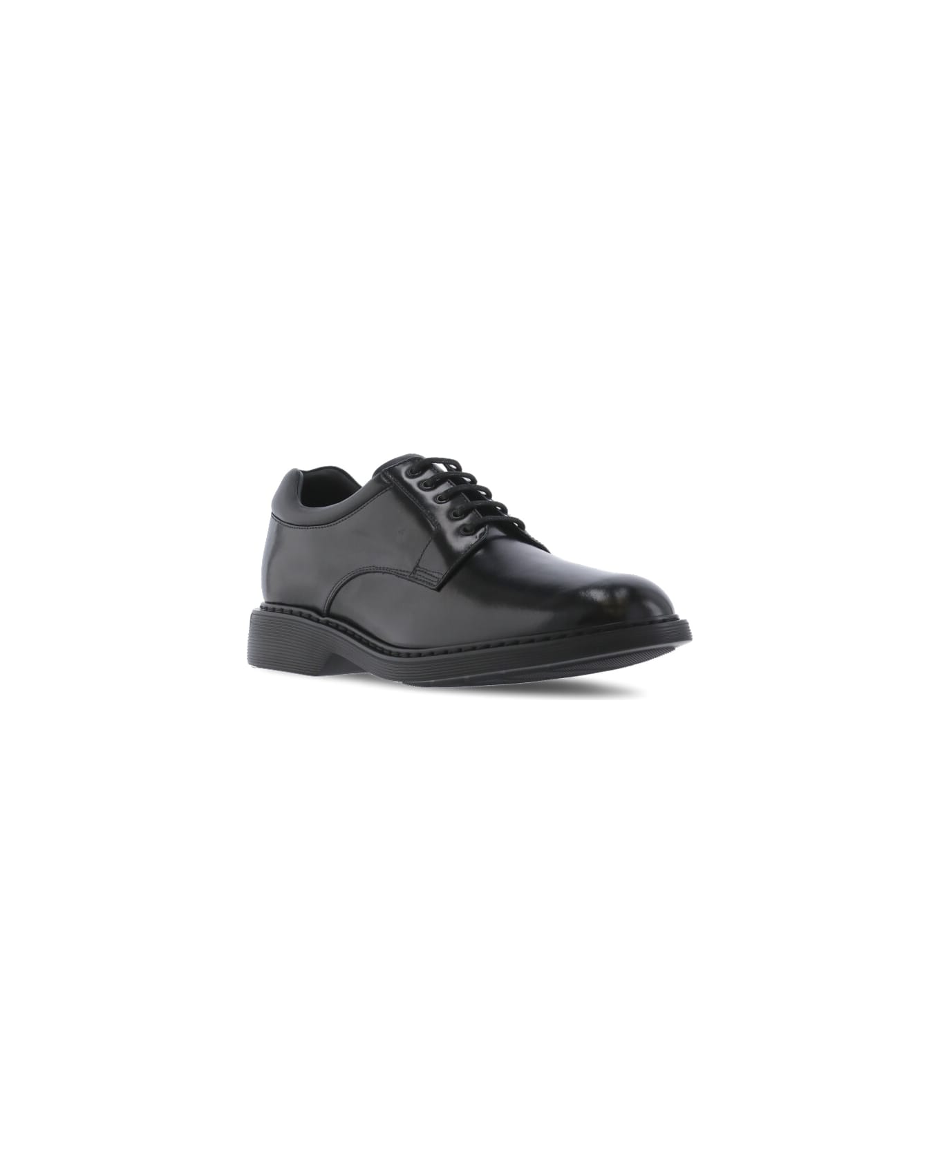 Hogan H576 Lace-up Shoes - Black