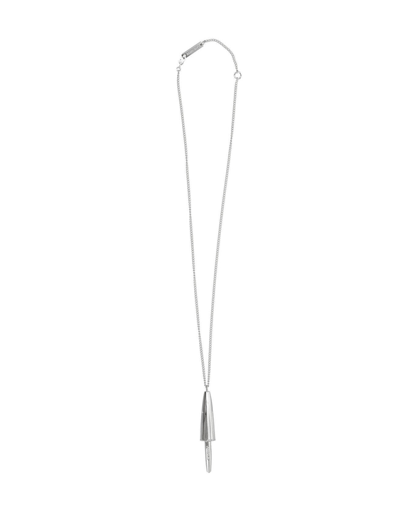 AMBUSH Pen Cap Necklace - SILVER