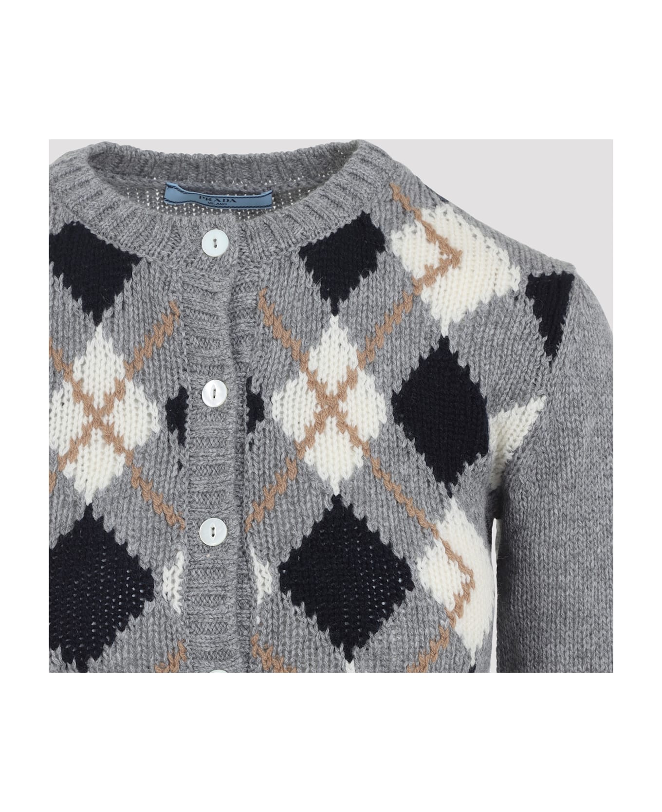 Prada Cashmere Cardigan - Grigio
