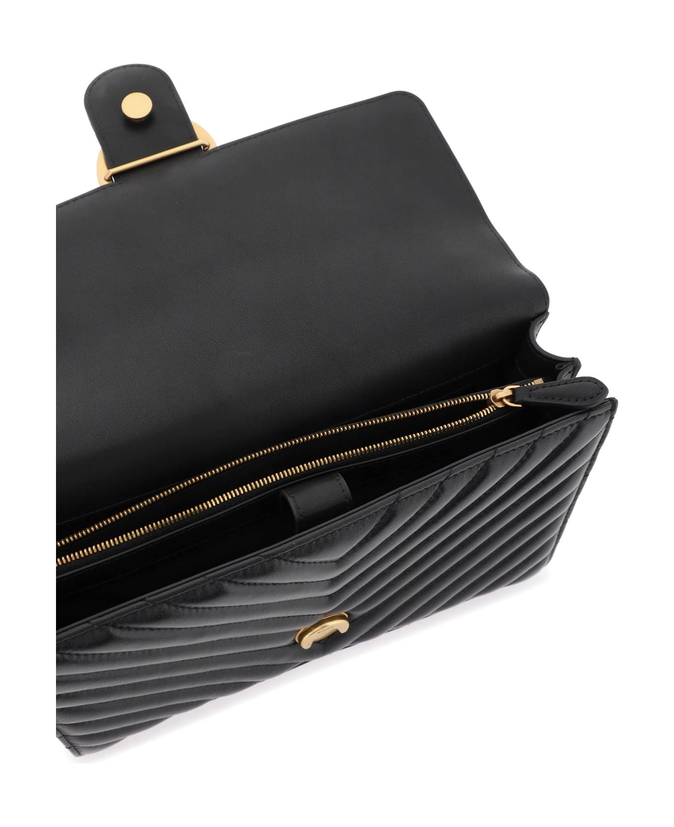 Pinko Classic Love One Shoulder Bag - Black