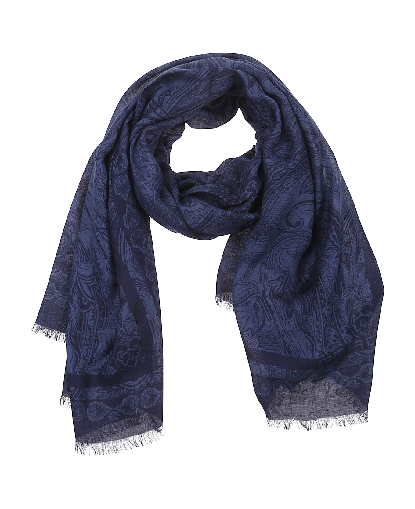 Etro Scarf - Blu Navy