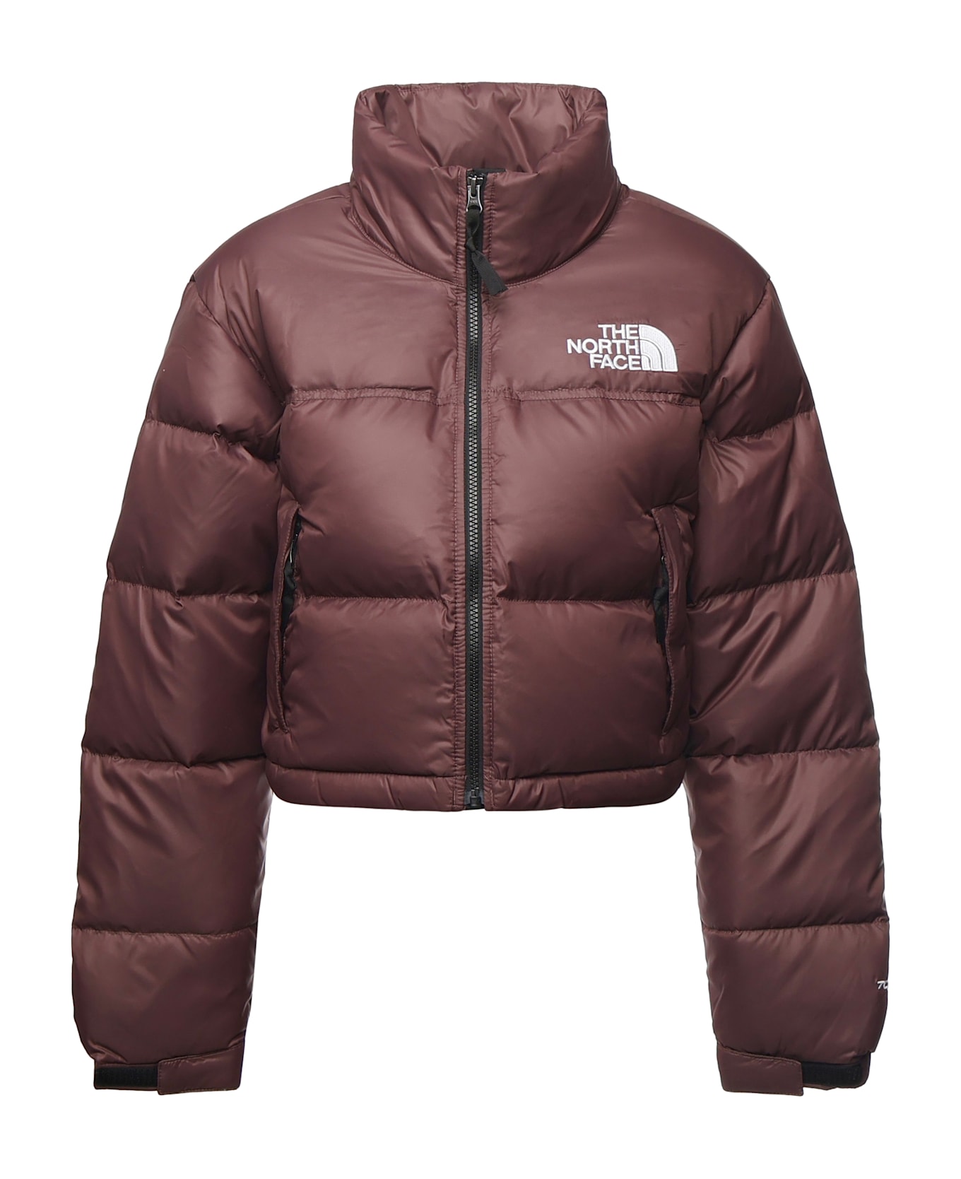The North Face Nuptse Cropped Nylon Jacket - Tawny Quartz