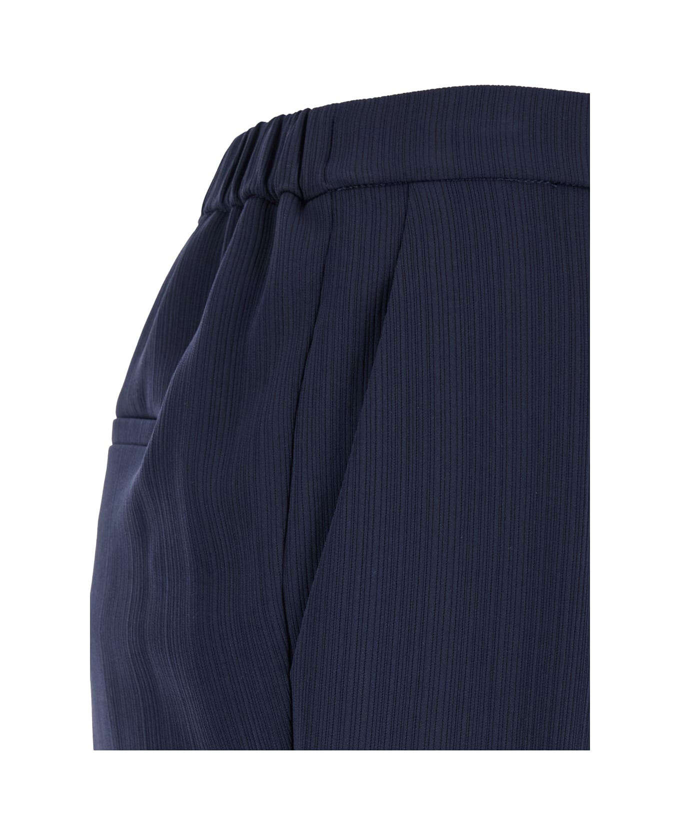 Theory Blue Flared Pants In Cady Woman - Blue
