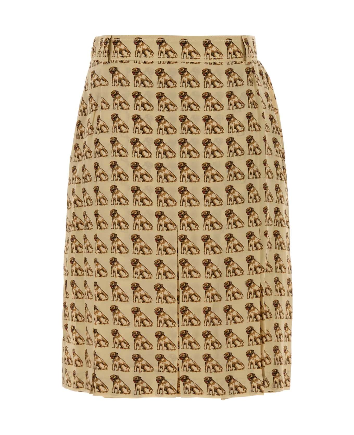 Valentino Garavani Printed Crepe Skirt - BETULLAMULTICOLOR スカート