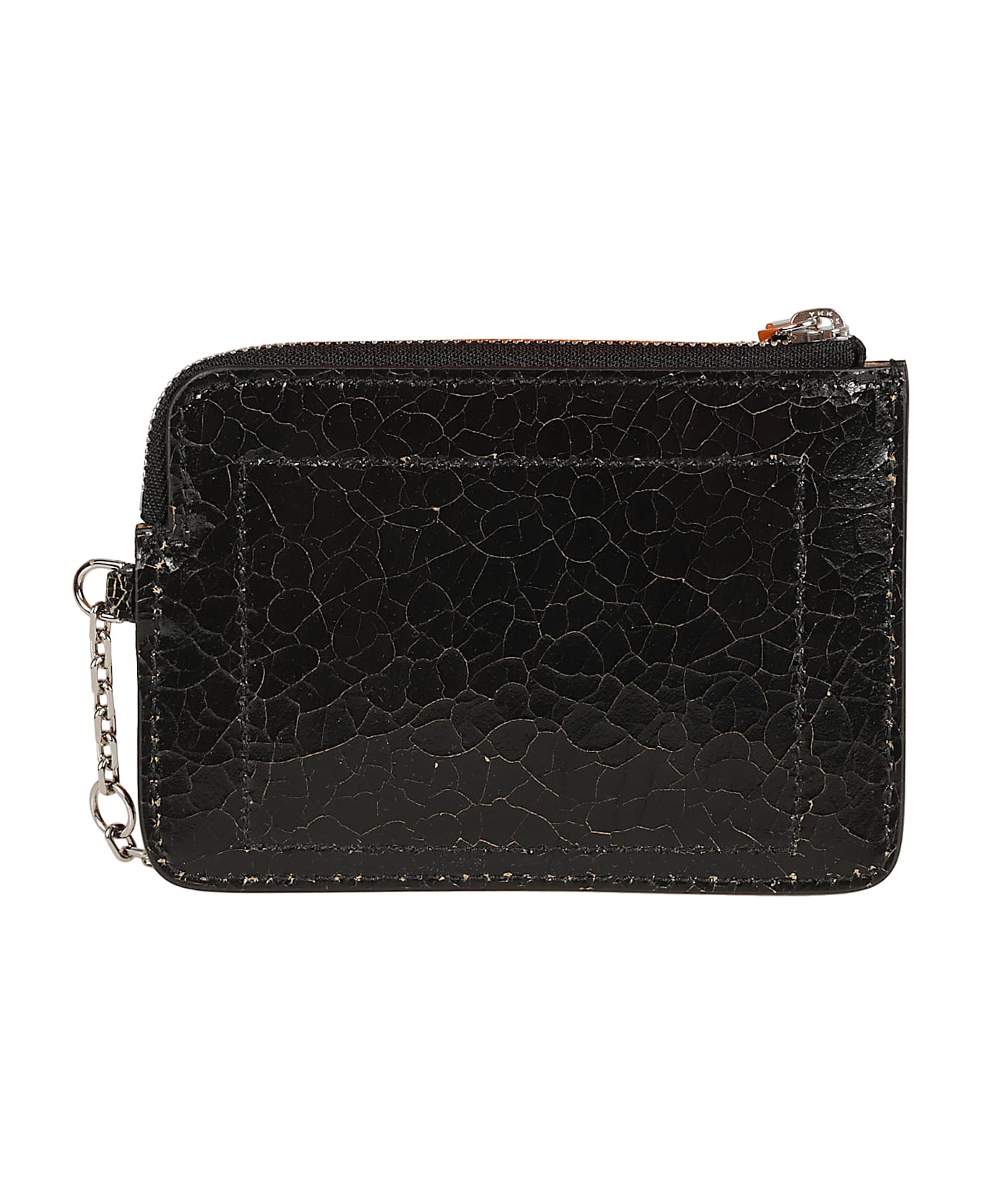 Alexander McQueen Black Leather Card Holder - Black