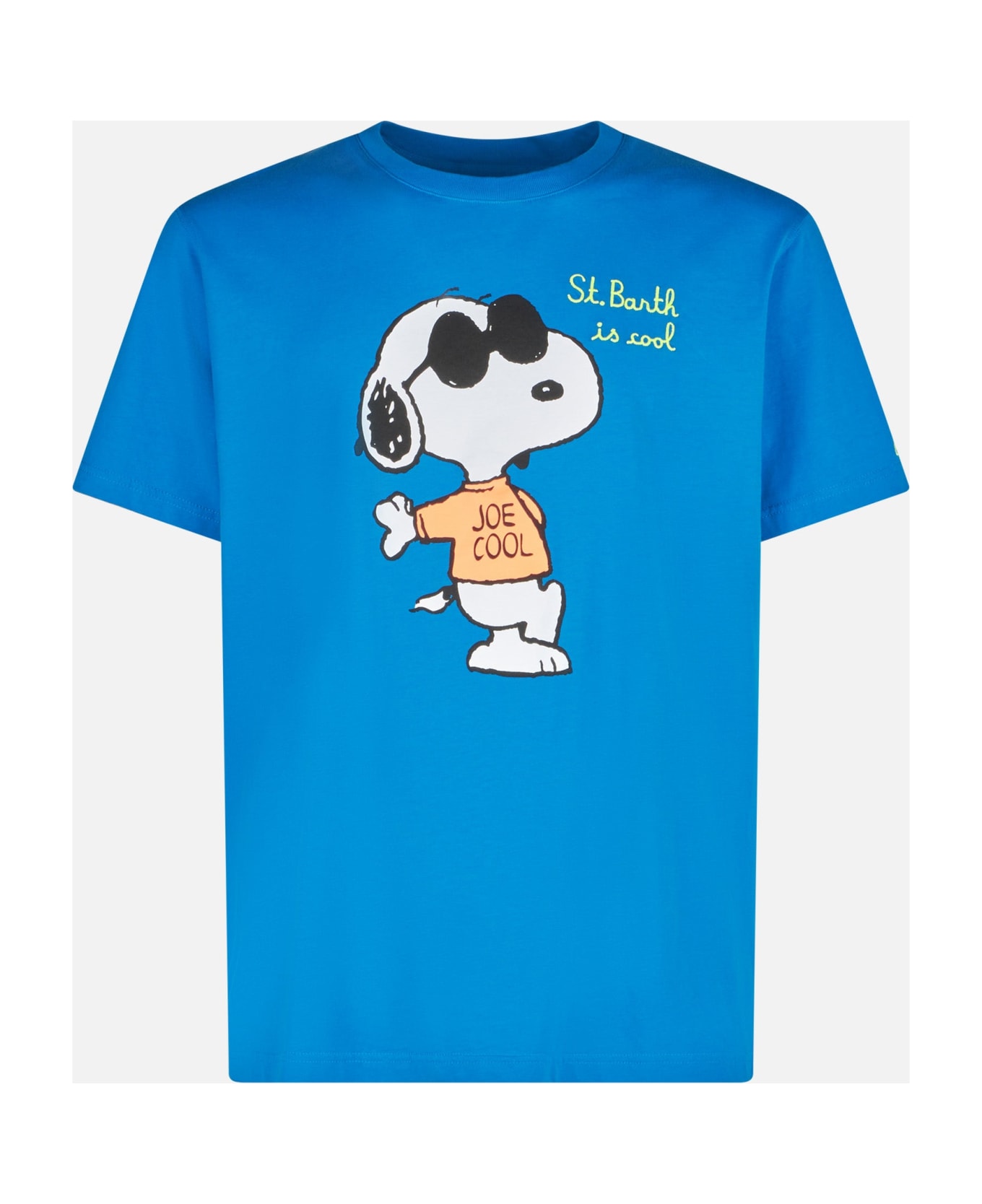 MC2 Saint Barth Man Cotton T-shirt With Snoopy Print | Snoopy - Peanuts Special Edition - BLUE シャツ