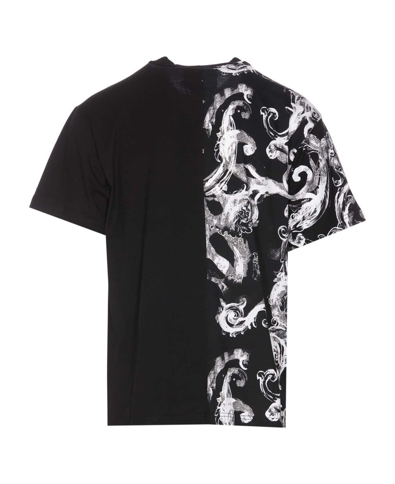 Versace Jeans Couture Printed T-shirt - Black シャツ