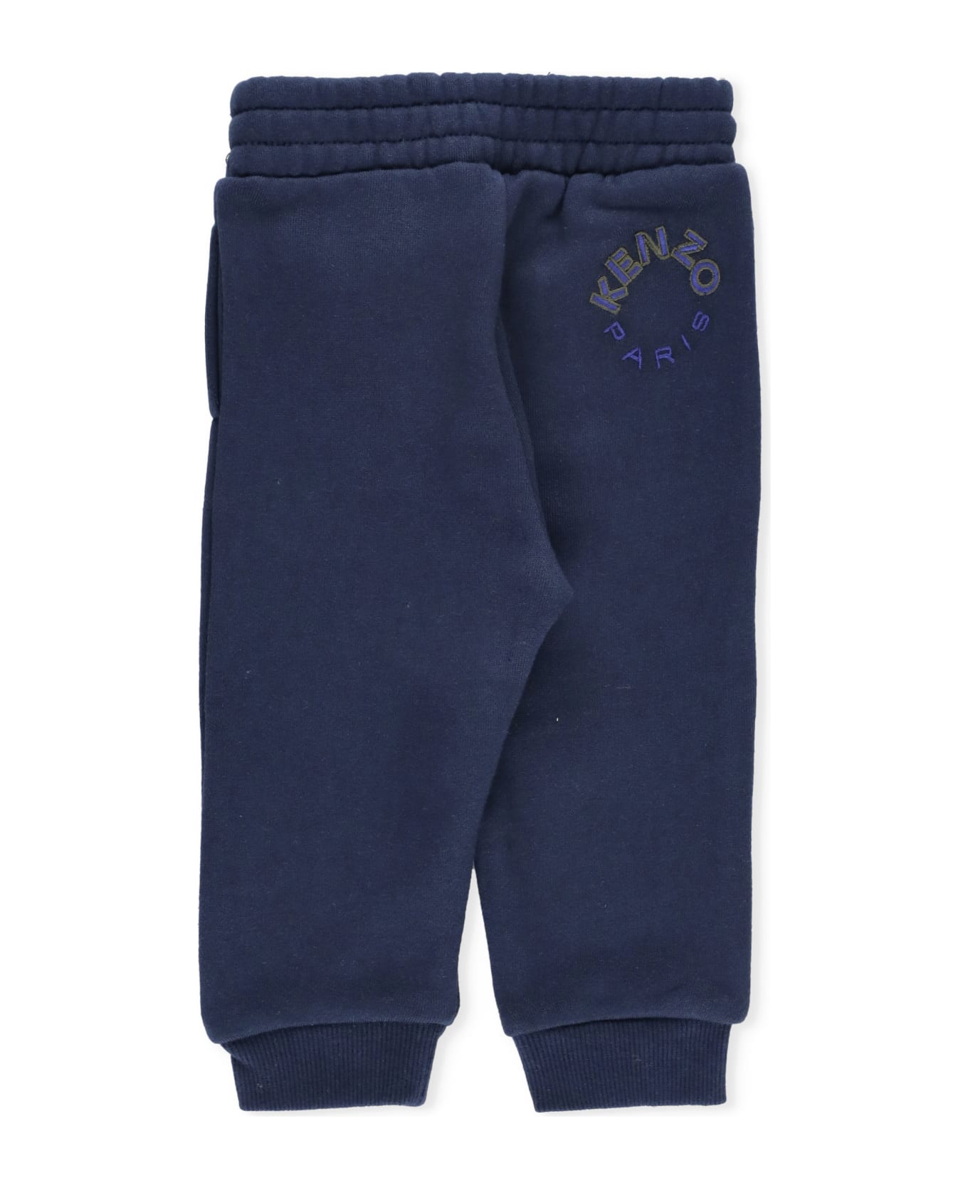 Kenzo Kids Cotton Sweatpants - Blue