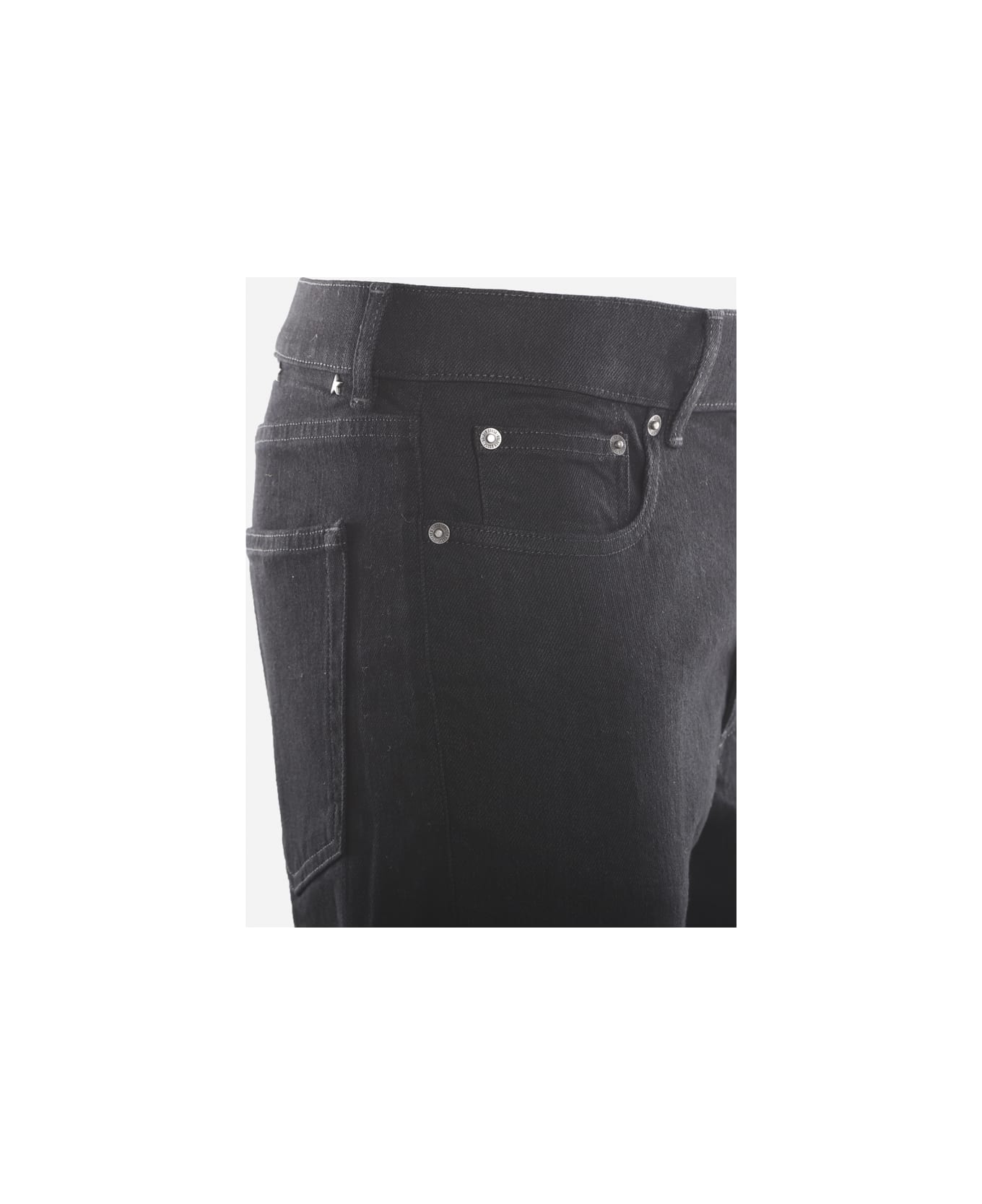 Golden Goose Five-pocket Cotton Jeans - Black