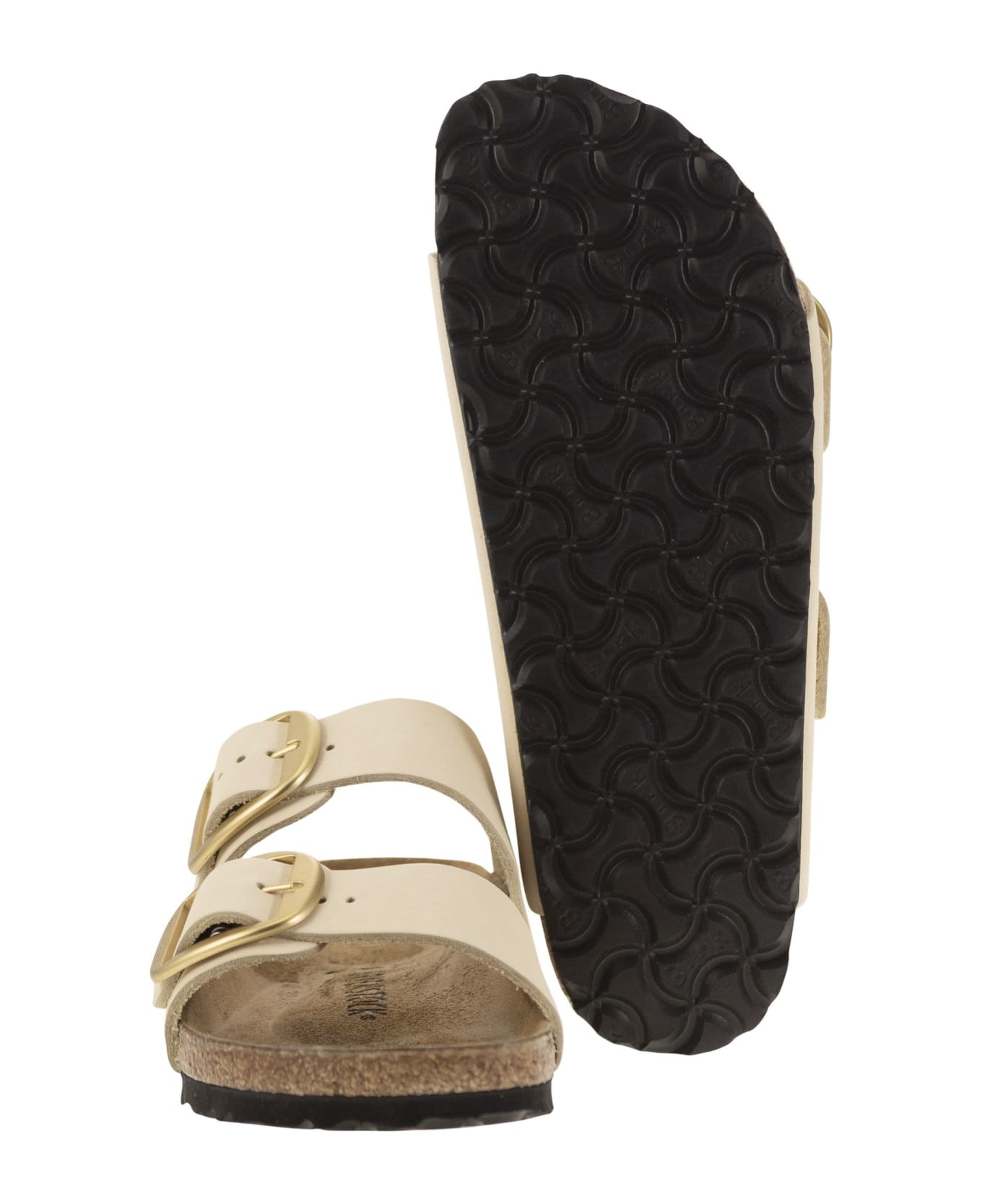 Birkenstock Arizona Big Buckle Sandals - Ecru サンダル