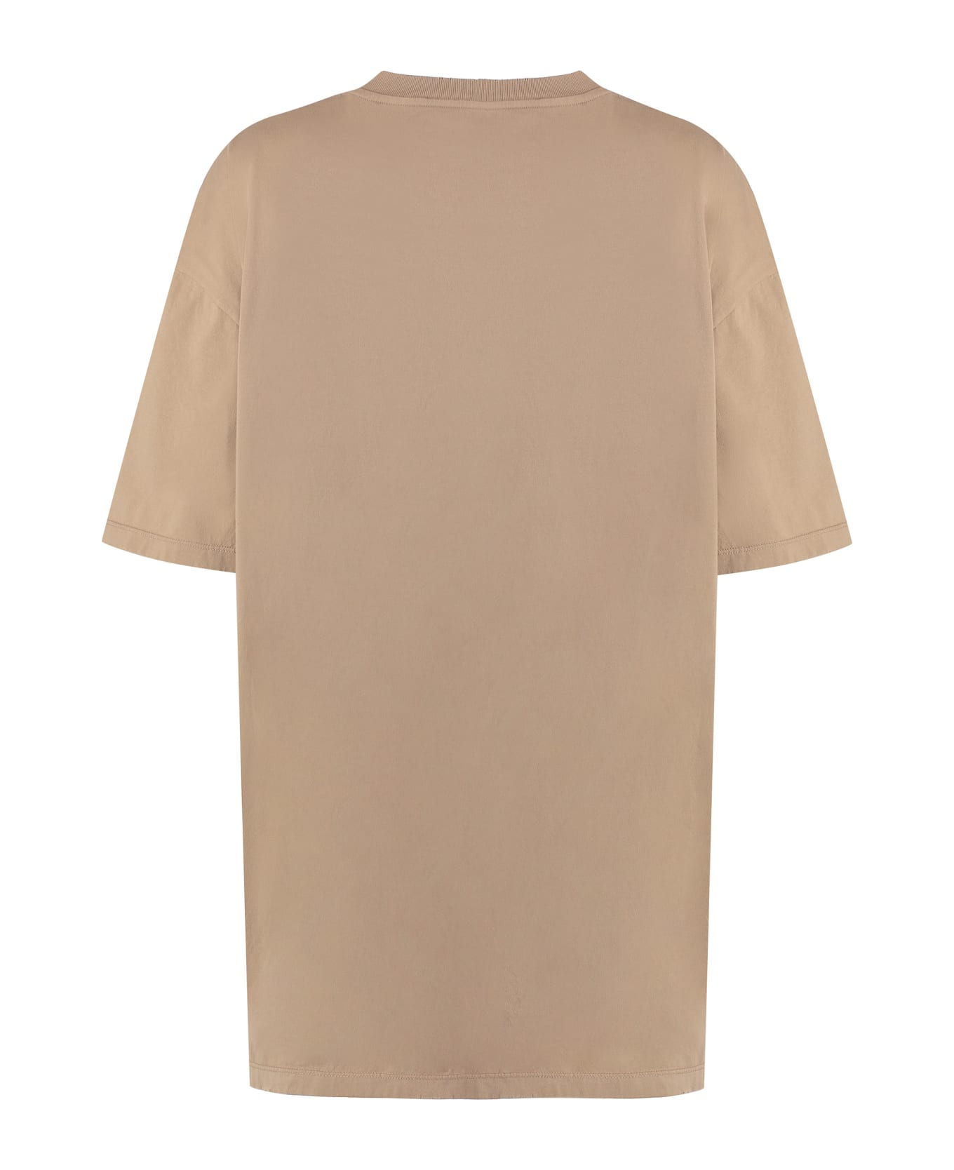 Prada Oversize Cotton T-shirt - Camel