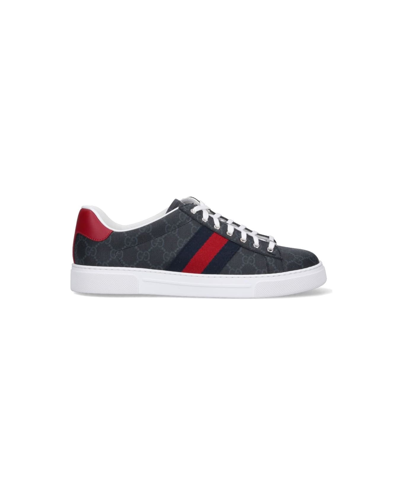 Gucci 
ace
 Low-top Sneakers - Black/brb/hi.red