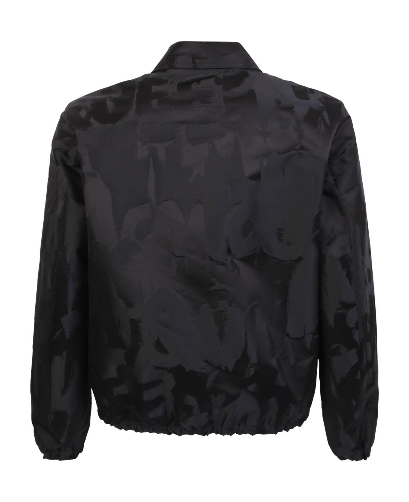 Alexander McQueen Graffiti Logo Jacket - Black