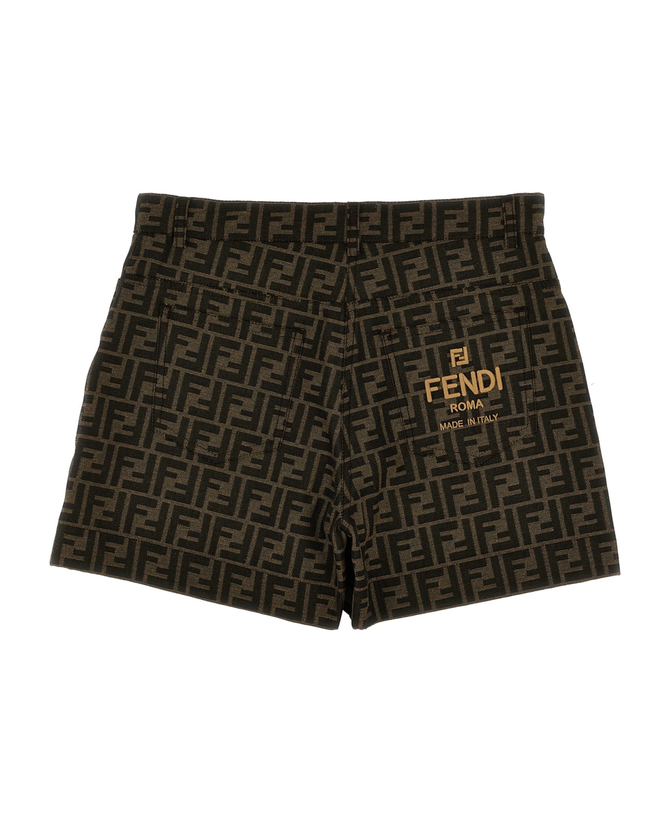 Fendi Ff Shorts - Multicolor