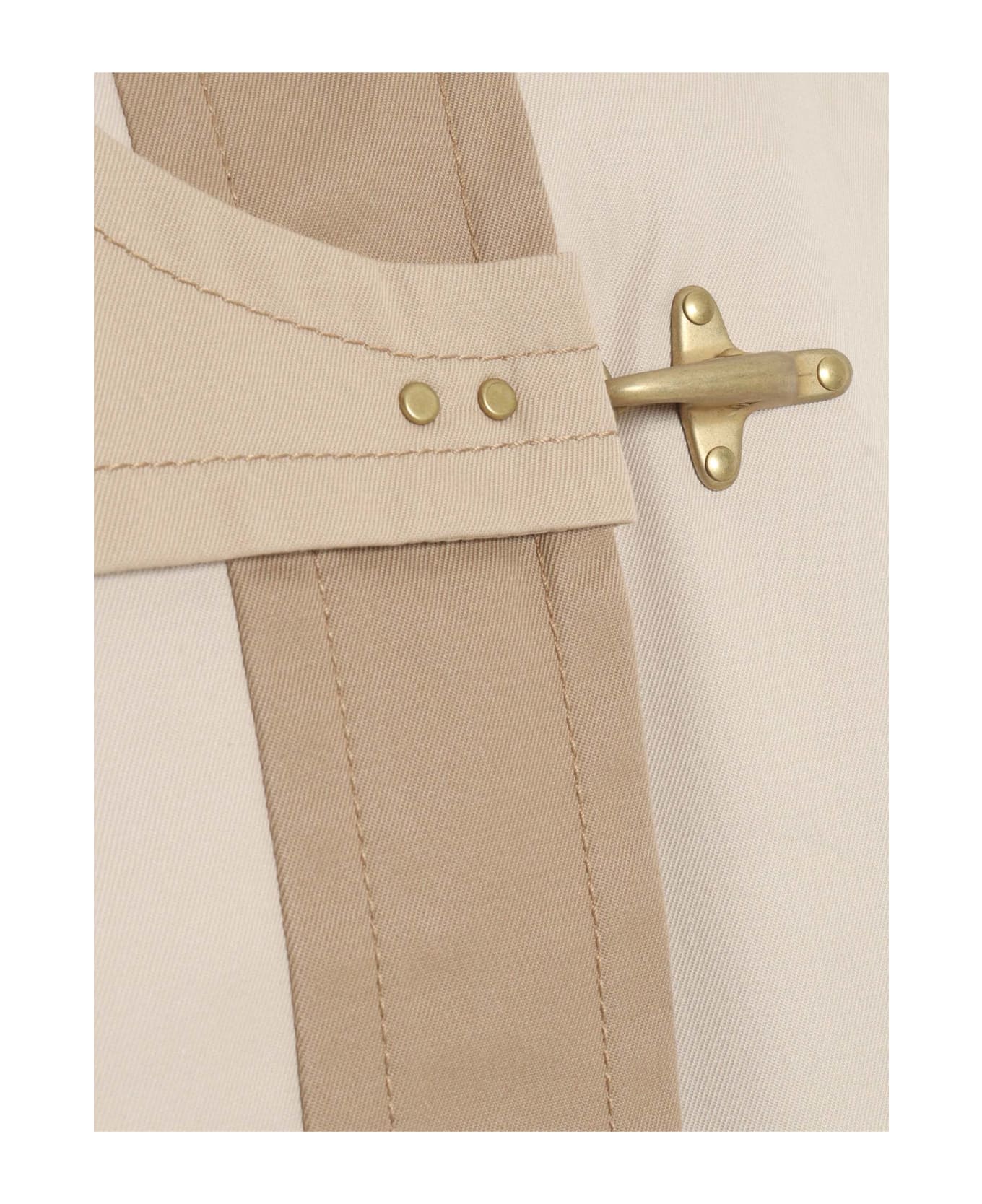 Fay Jaqueline Double-breasted Trench Coat - BEIGE