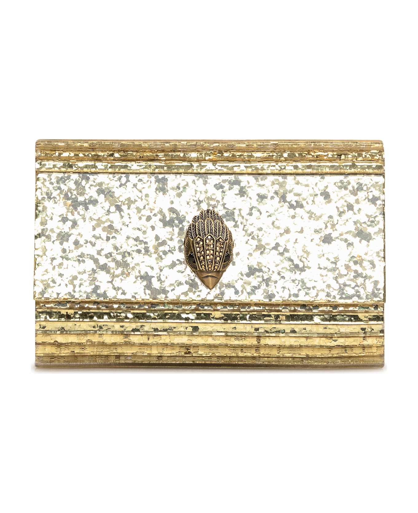 Kurt Geiger Party Eagle Clutch - GOLD