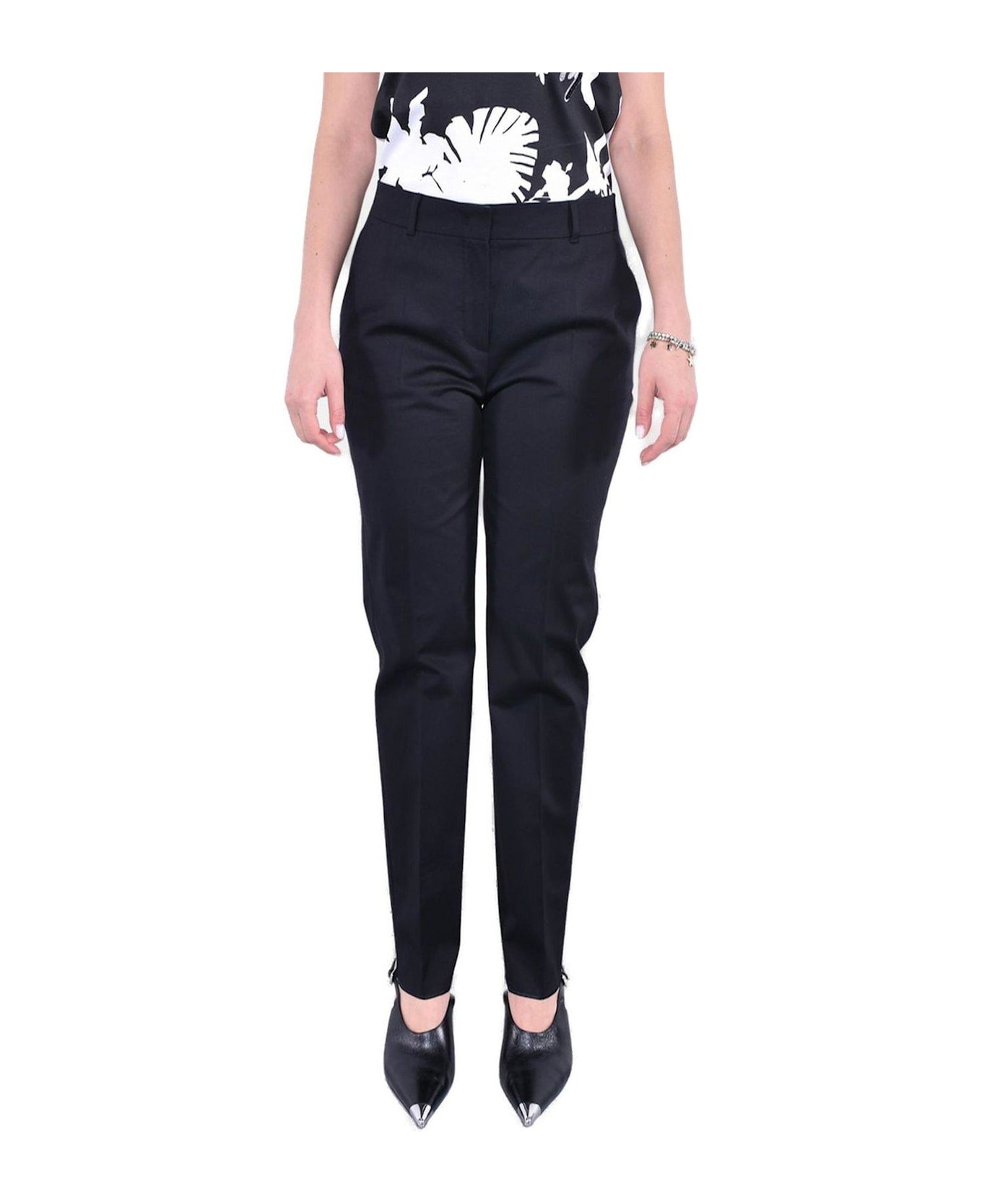 Max Mara Studio David High Waist Trousers Max Mara Studio - BLACK