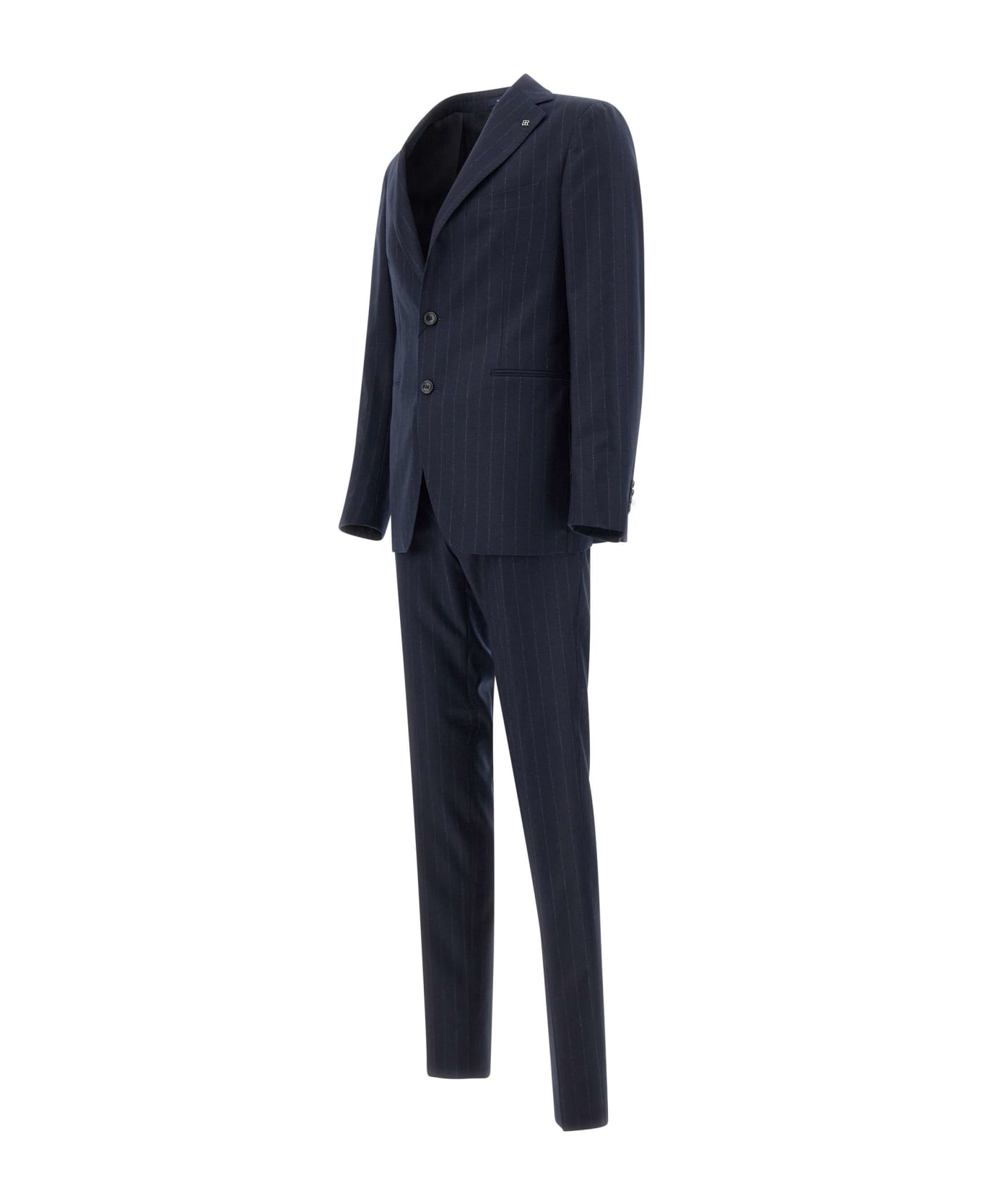 Tagliatore Virgin Wool Two-piece Suit - BLUE