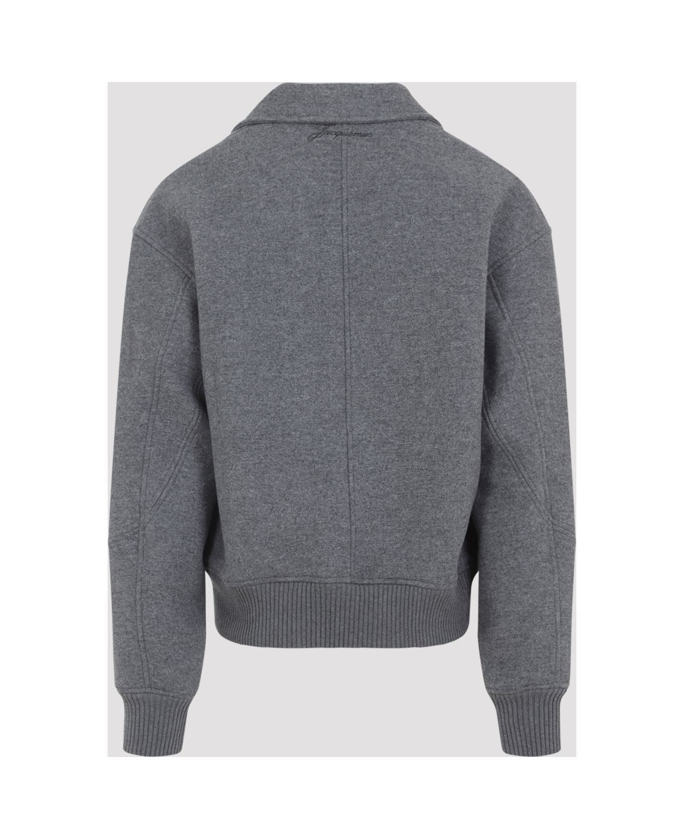 Jacquemus Le Bomber Feltro Jacket - Grey