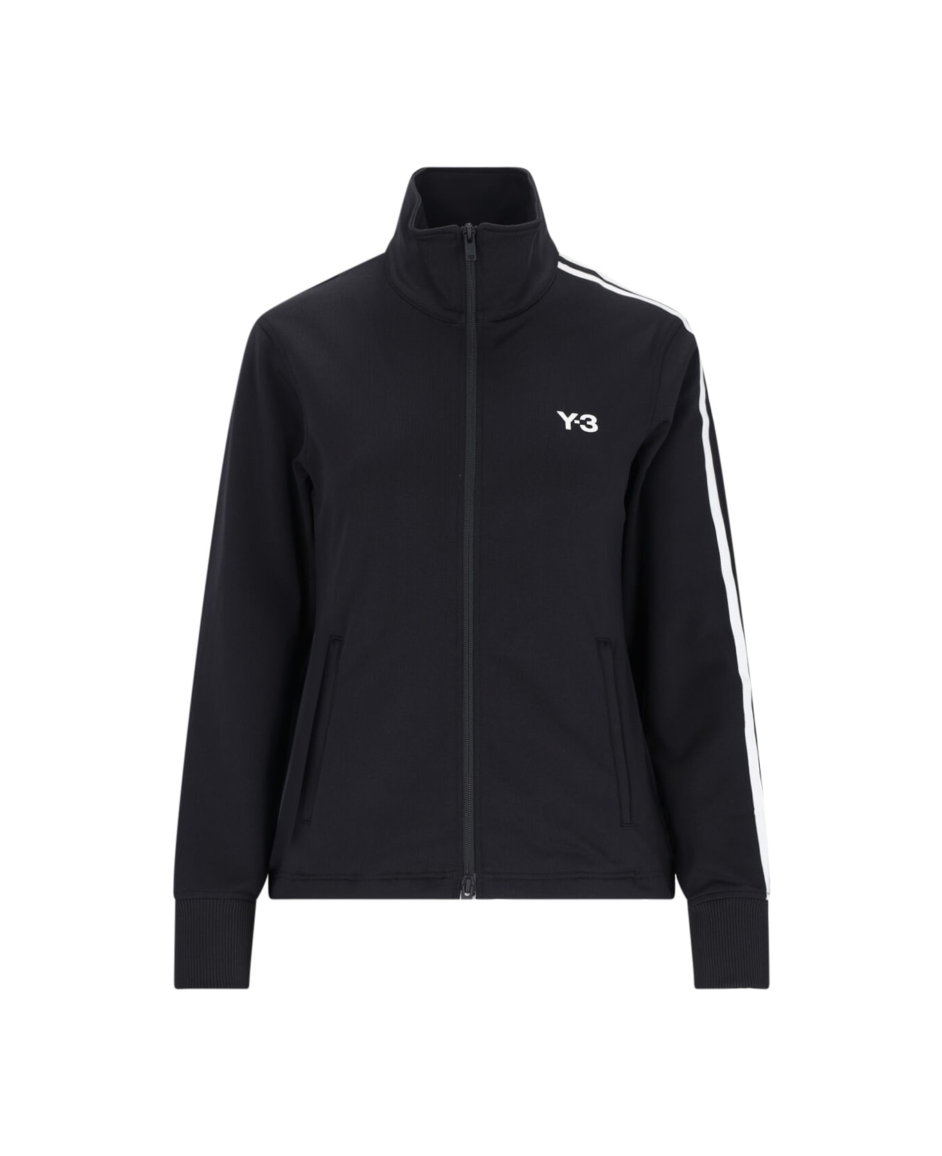 Y-3 '3-stripes' Zip Jacket - Black