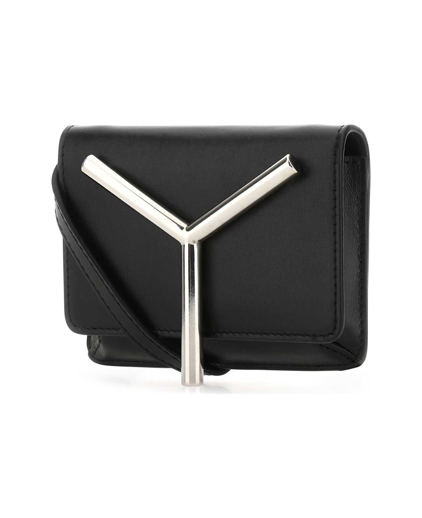 財布・小物その他 Y PROJECT Black Leather Mini Crossbody Bag Y/Project Black Leather Mini Crossbody Bag | italist, ALWAYS