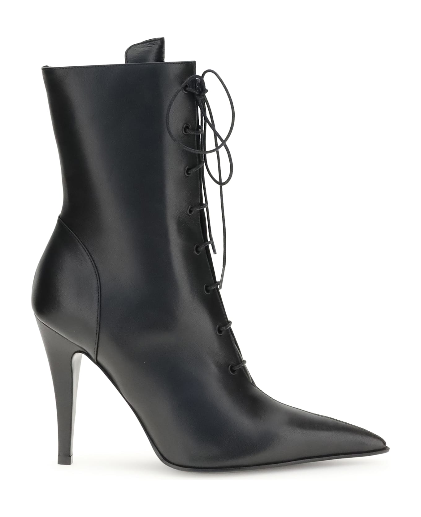Alexander McQueen Leather Ankle Boots