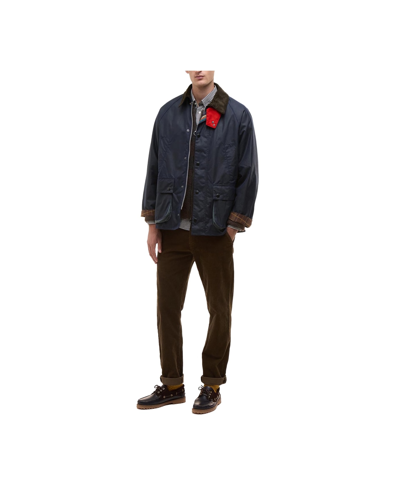 Paul Smith Waxed Cotton Jacket - BLUE