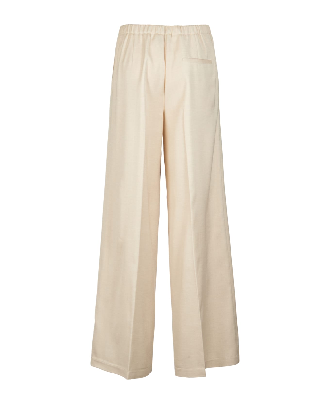 Forte_Forte Straight Concealed Trousers - dune