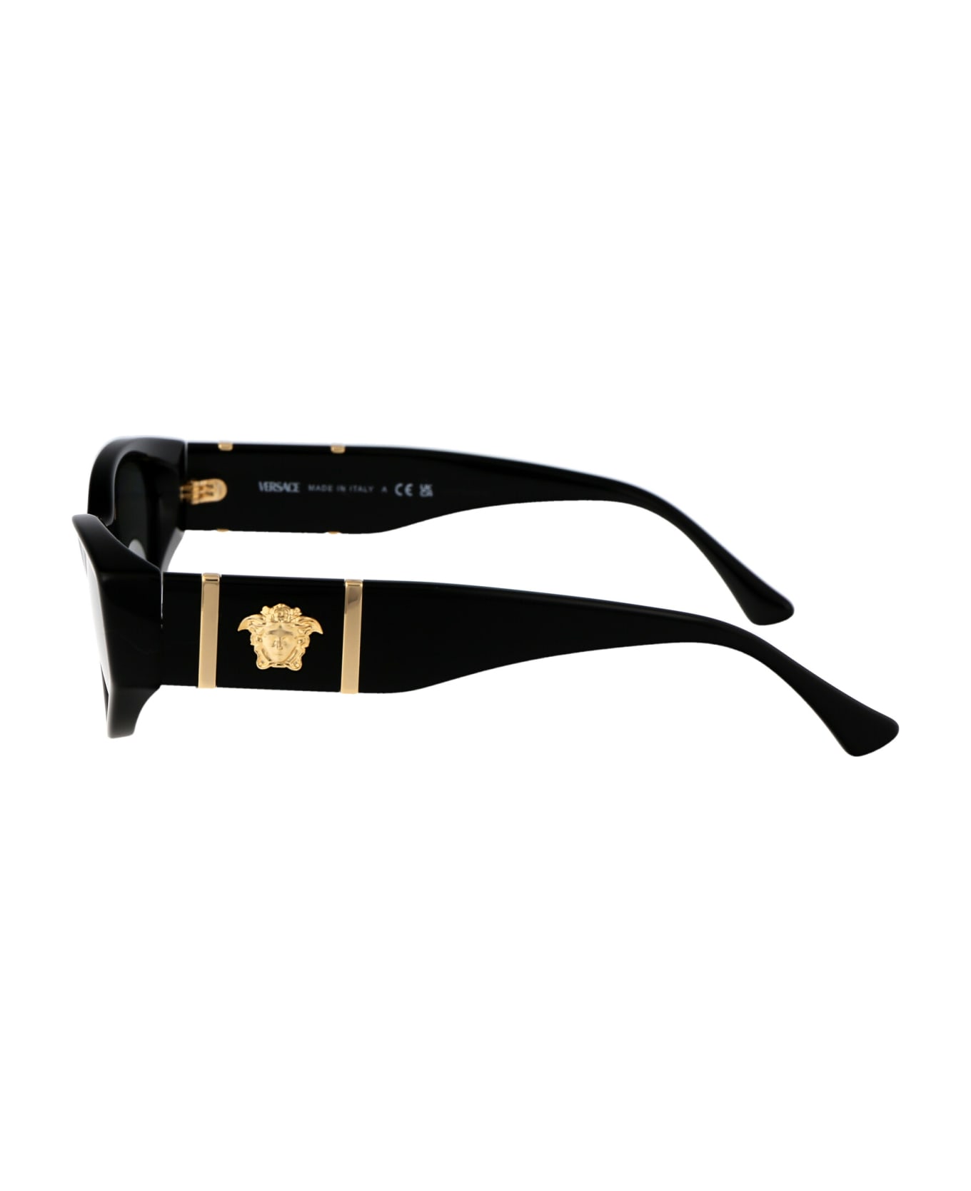 Versace Eyewear 0ve4454 Sunglasses - GB1/87 BLACK サングラス