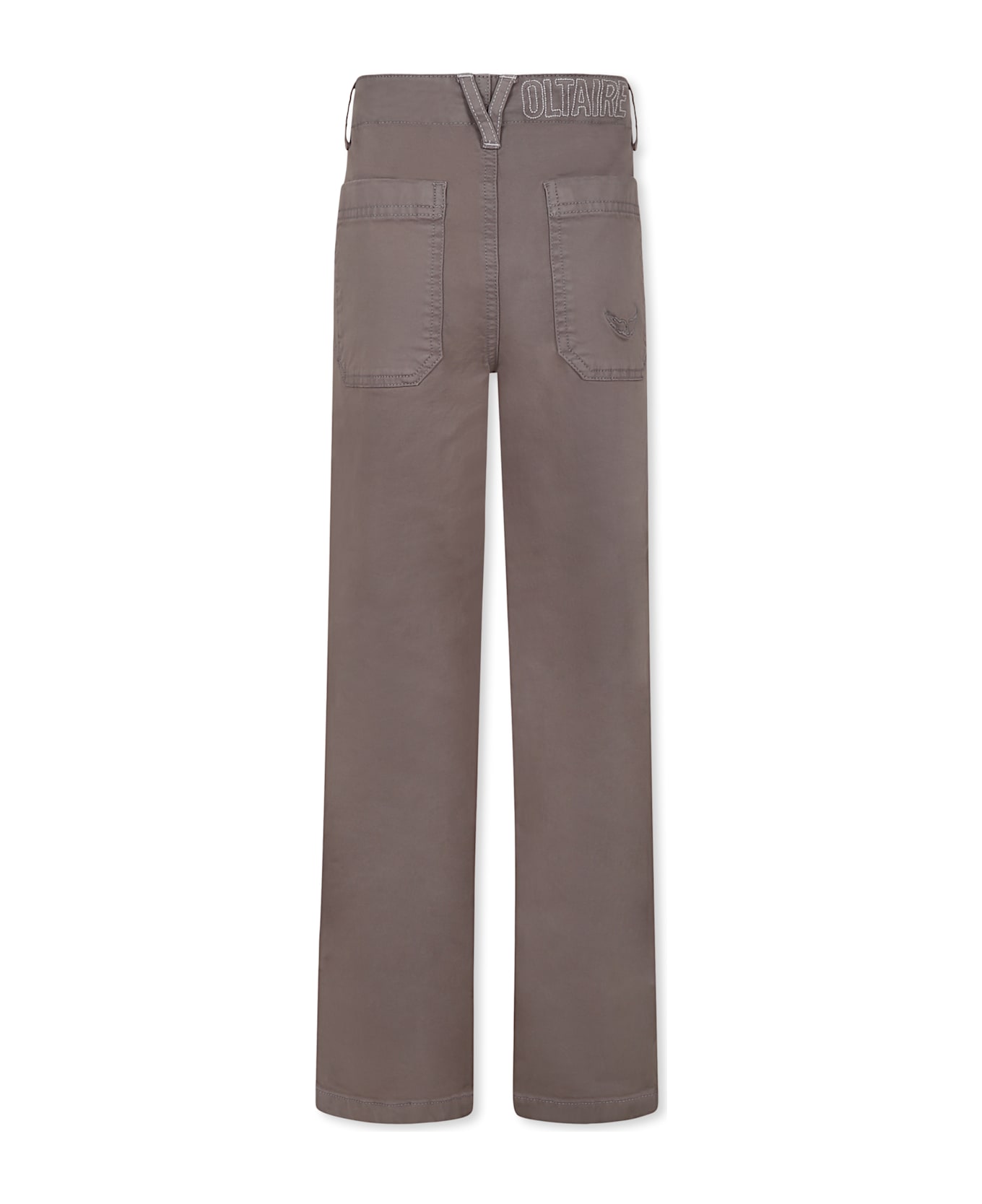 Zadig 
Voltaire Grey Trousers For Boy With Logo - Grey