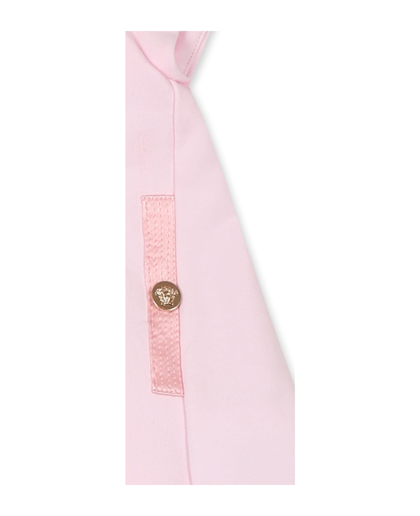 Versace Pink Birth Set For Baby Girl With Medusa - Pink