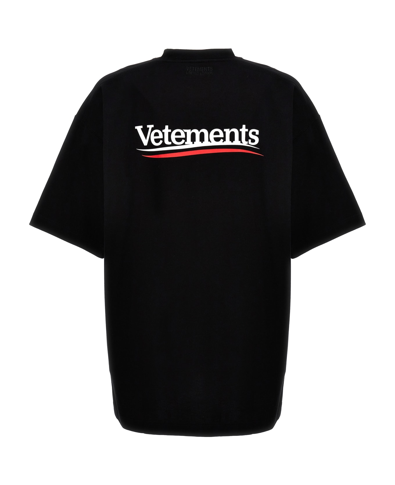 VETEMENTS 'campaign Logo' T-shirt - Black  