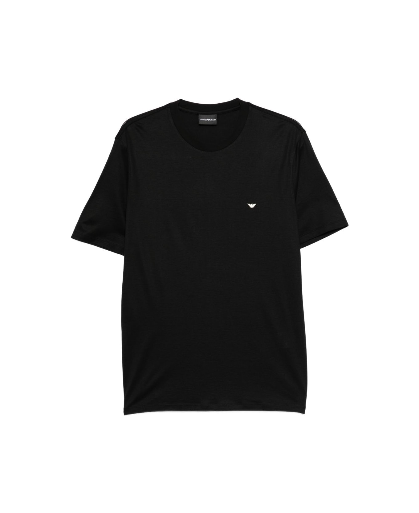 Emporio Armani Cotton Blend T-shirt - Black