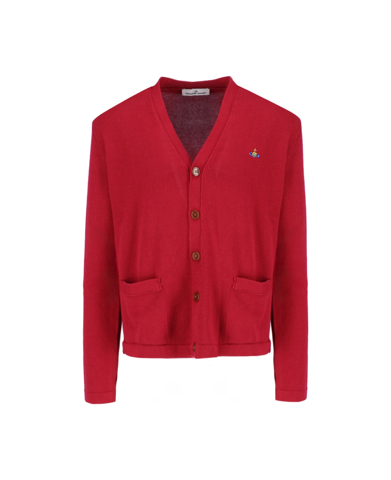 Vivienne Westwood Logo Cardigan - Red
