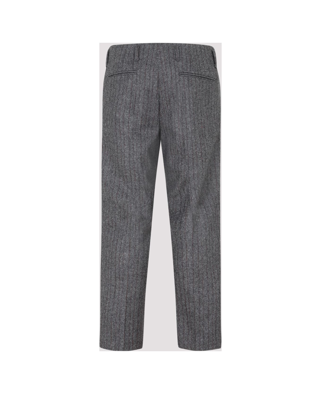 Dries Van Noten Wool Pants - Grey