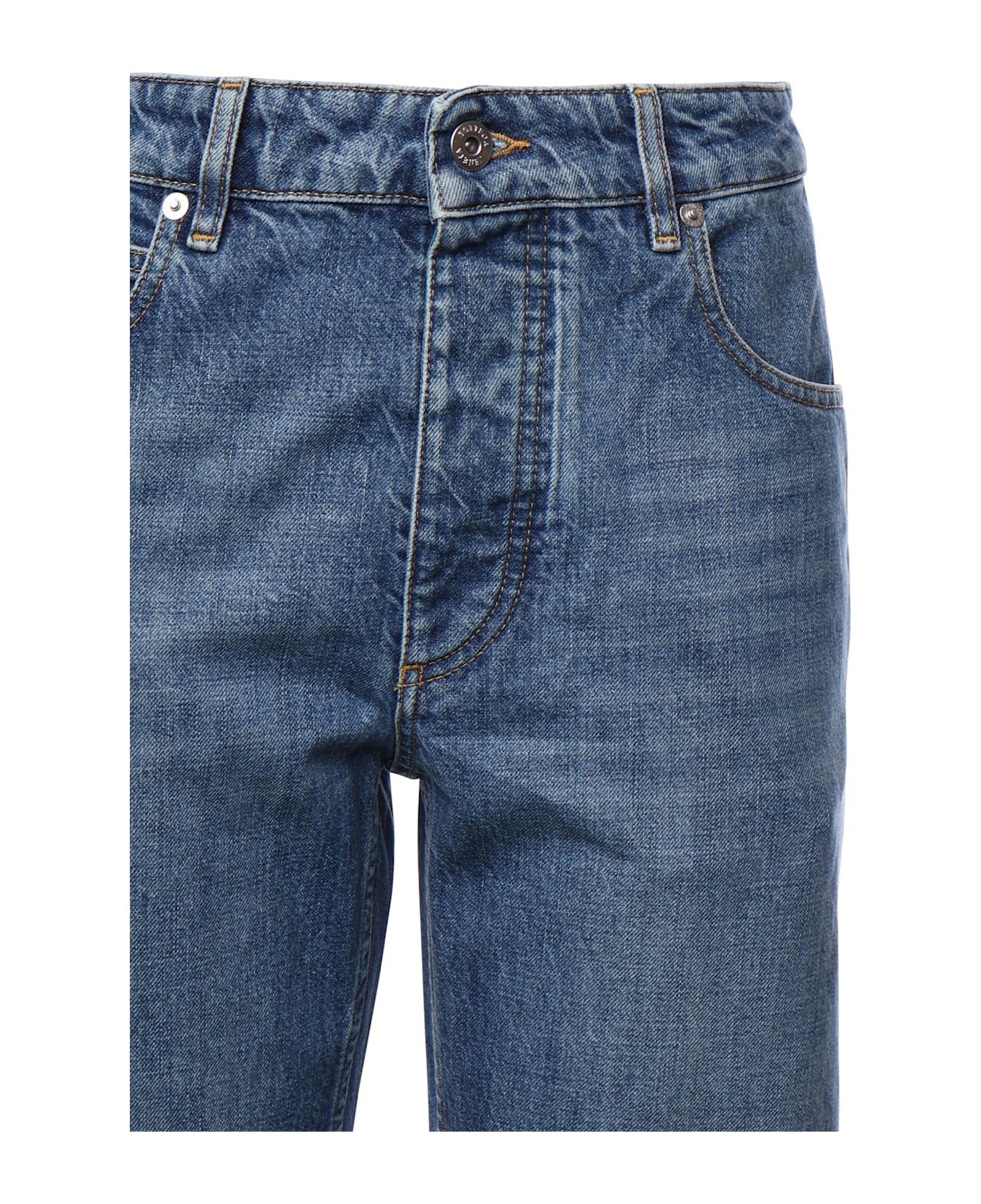 Bottega Veneta Tapered Leg Jeans - MID BLUE