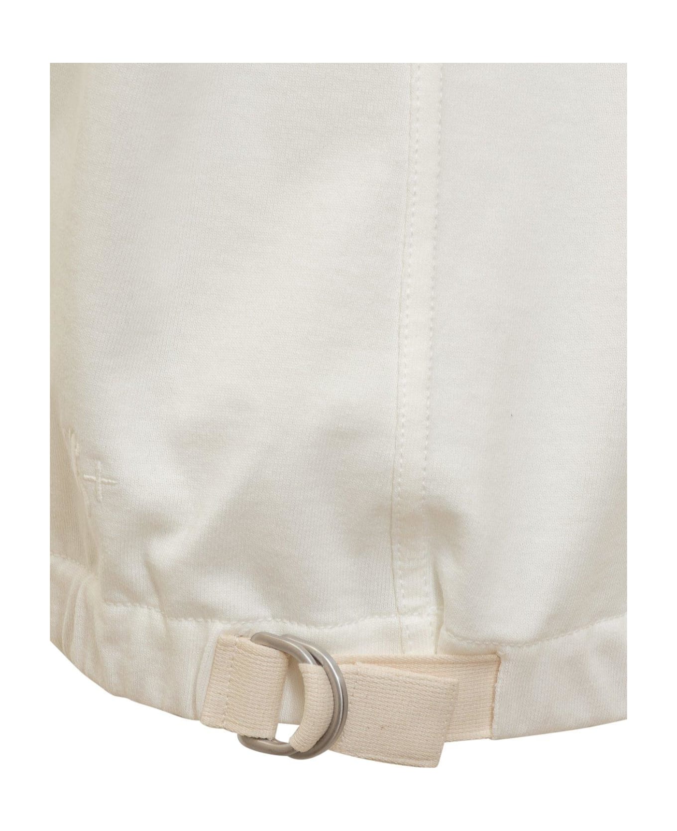 Jil Sander + Bow-detailed Short-sleeved Blouse - Bianco